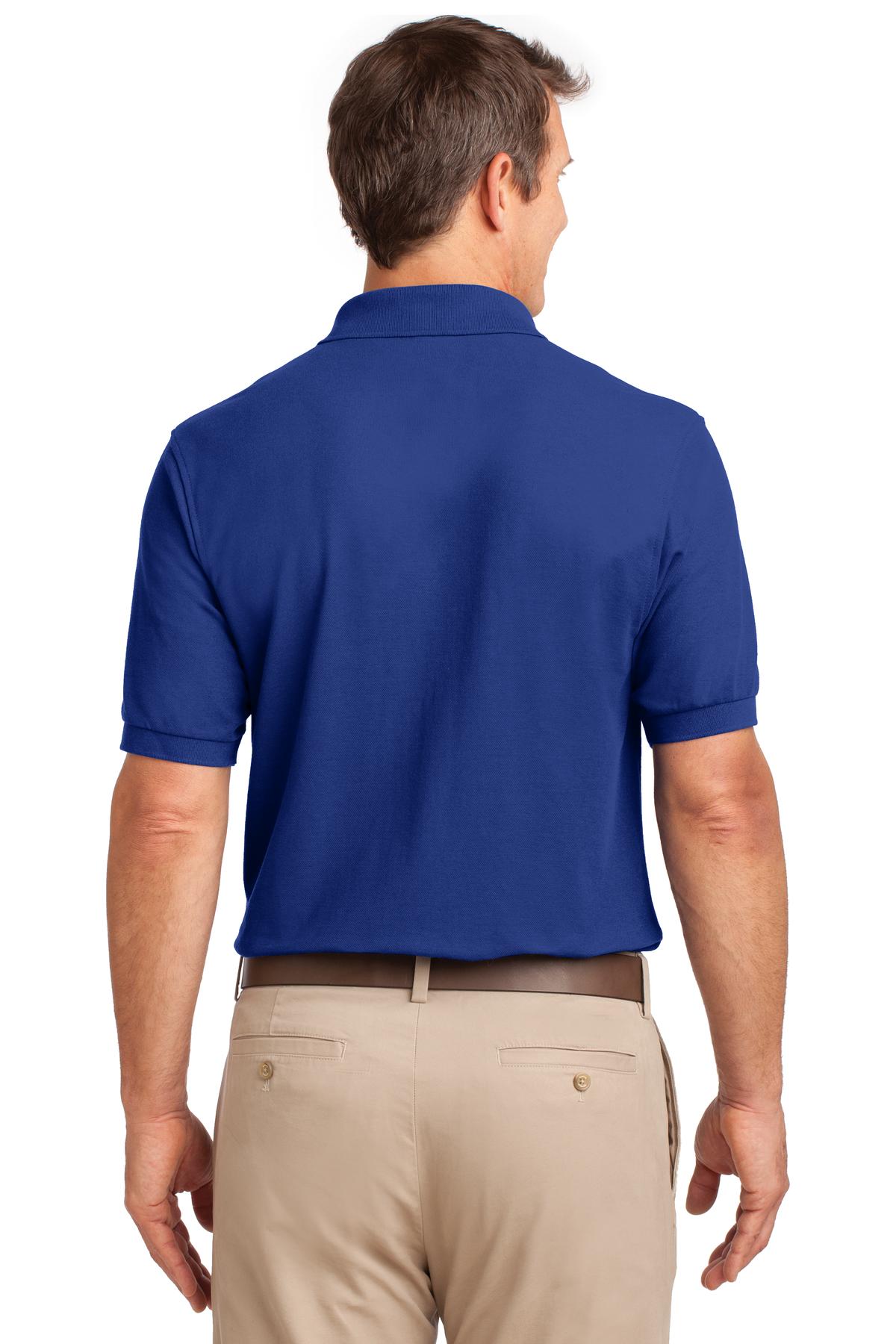 Port Authority Silk Touch Polo with Pocket. K500P