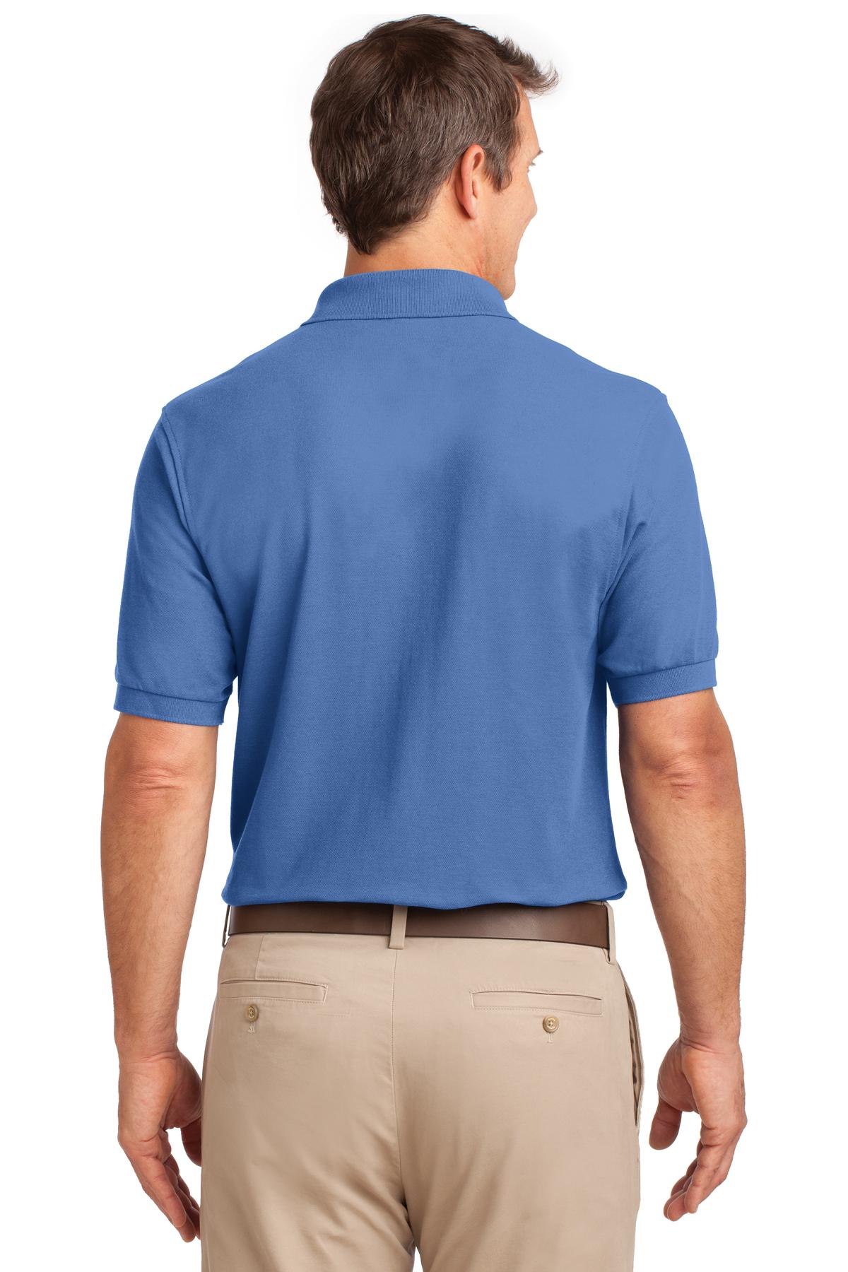 Port Authority Silk Touch Polo with Pocket. K500P