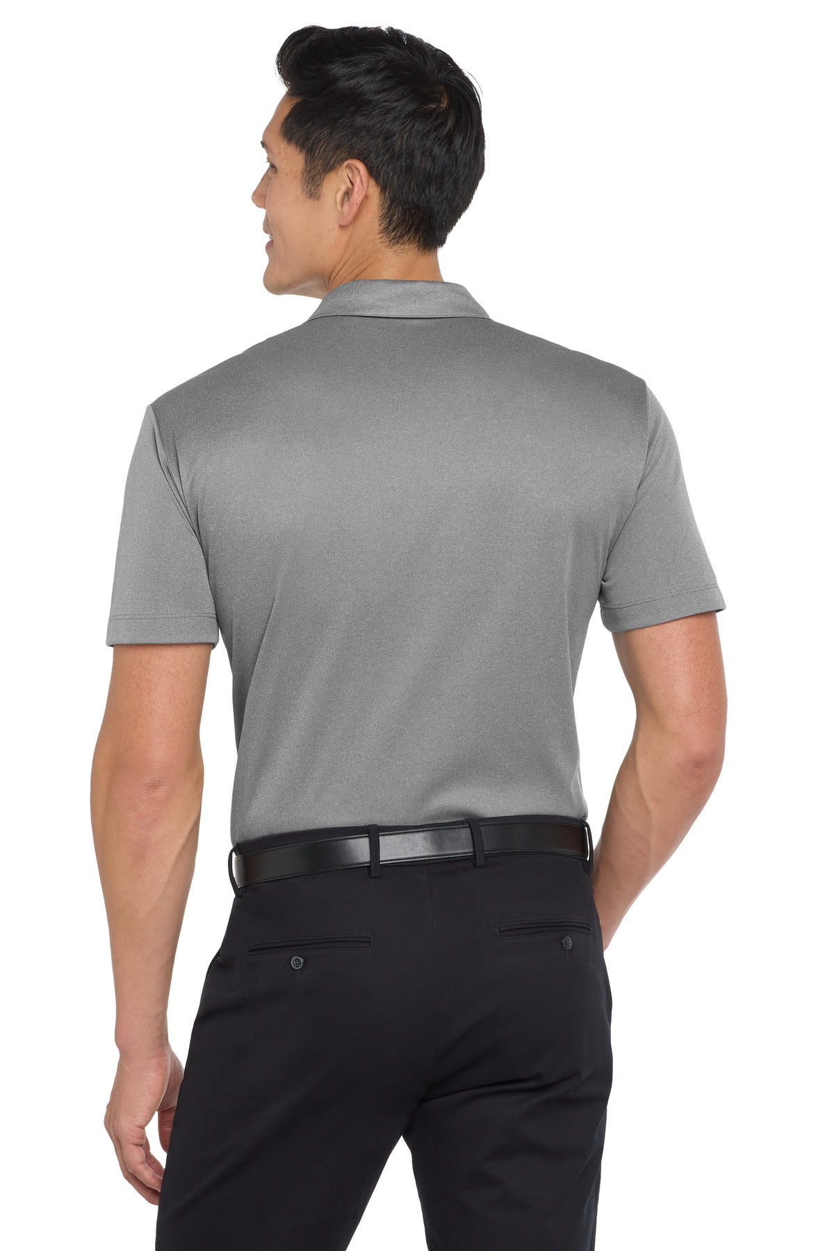 Port Authority Heathered Silk Touch Performance Polo. K542