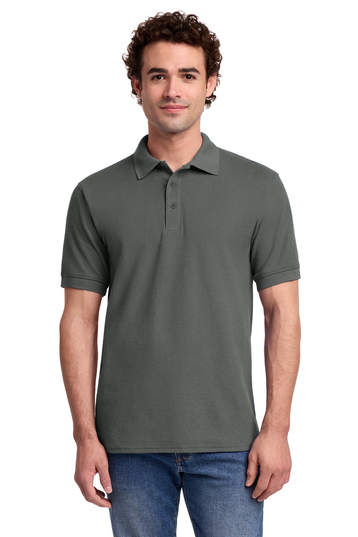 Port & Co Core Blend Pique Polo. KP155
