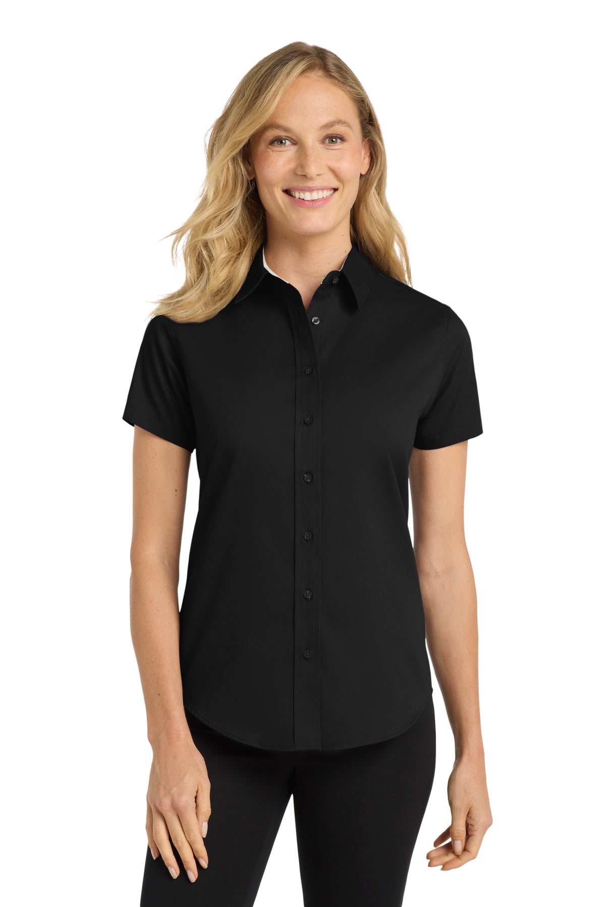 Port Authority Women's Short Sleeve Easy Care Shirt. L508