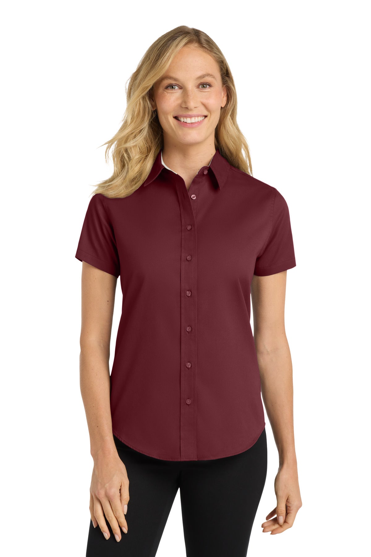 Port Authority Women's Short Sleeve Easy Care Shirt. L508