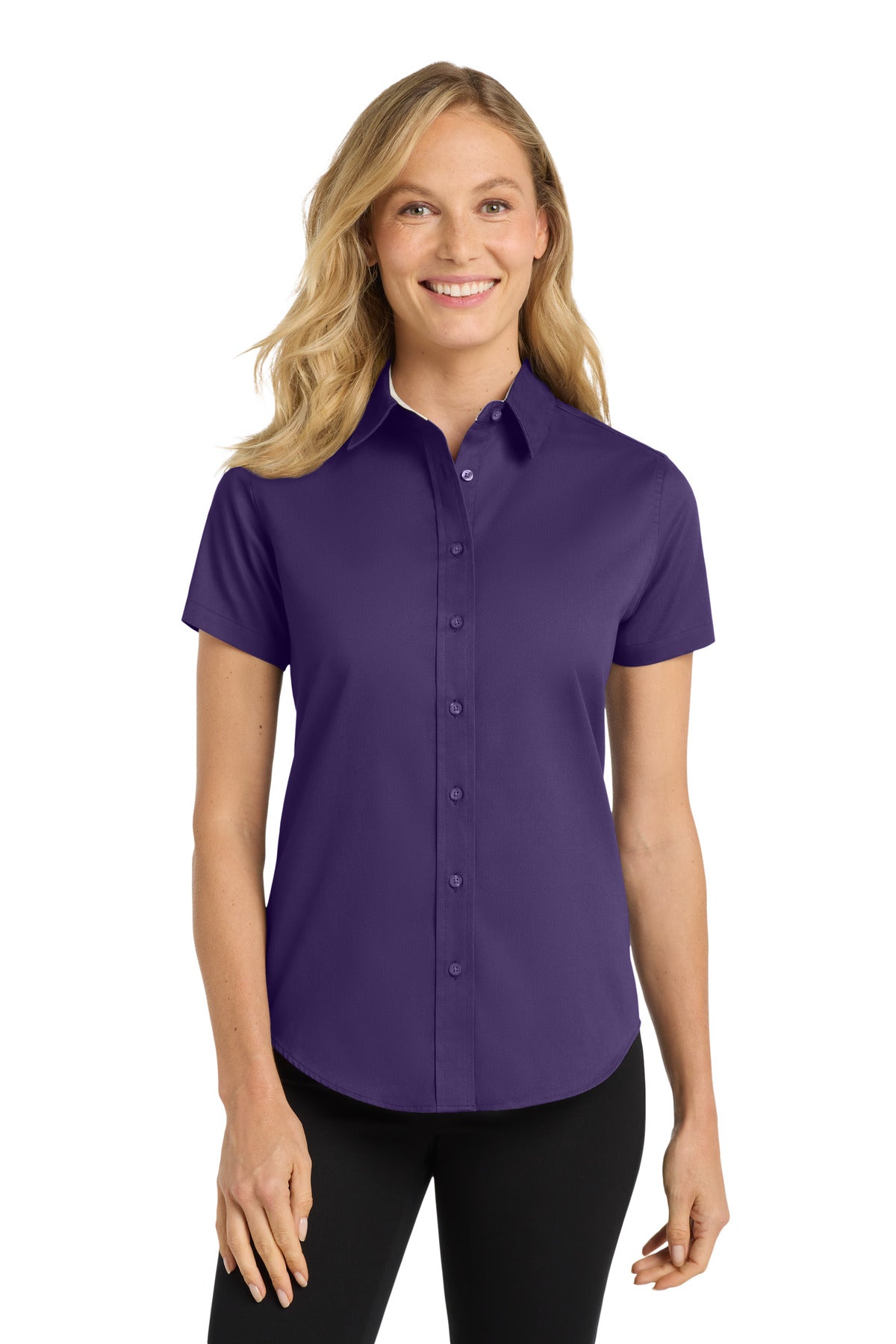 Port Authority Women's Short Sleeve Easy Care Shirt. L508