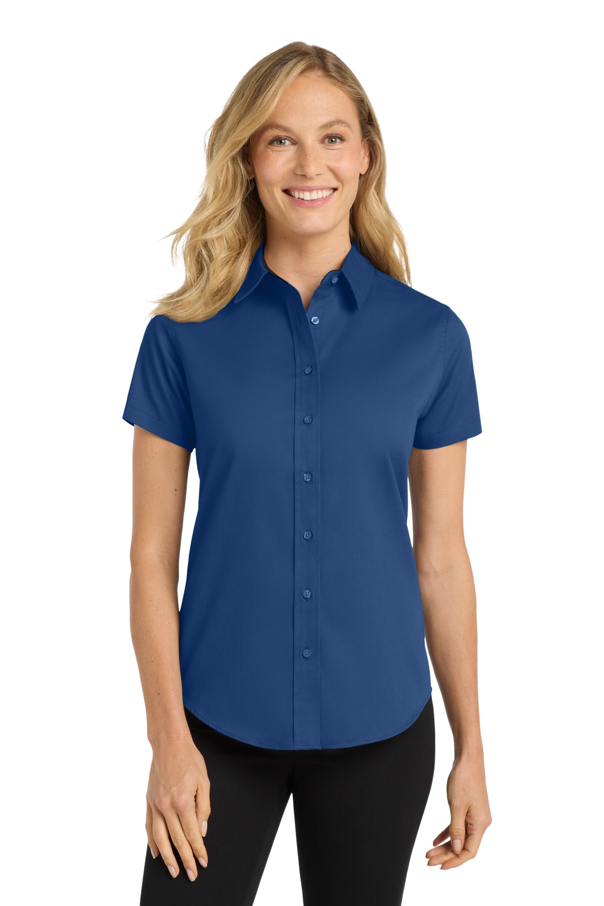 Port Authority Women's Short Sleeve Easy Care Shirt. L508