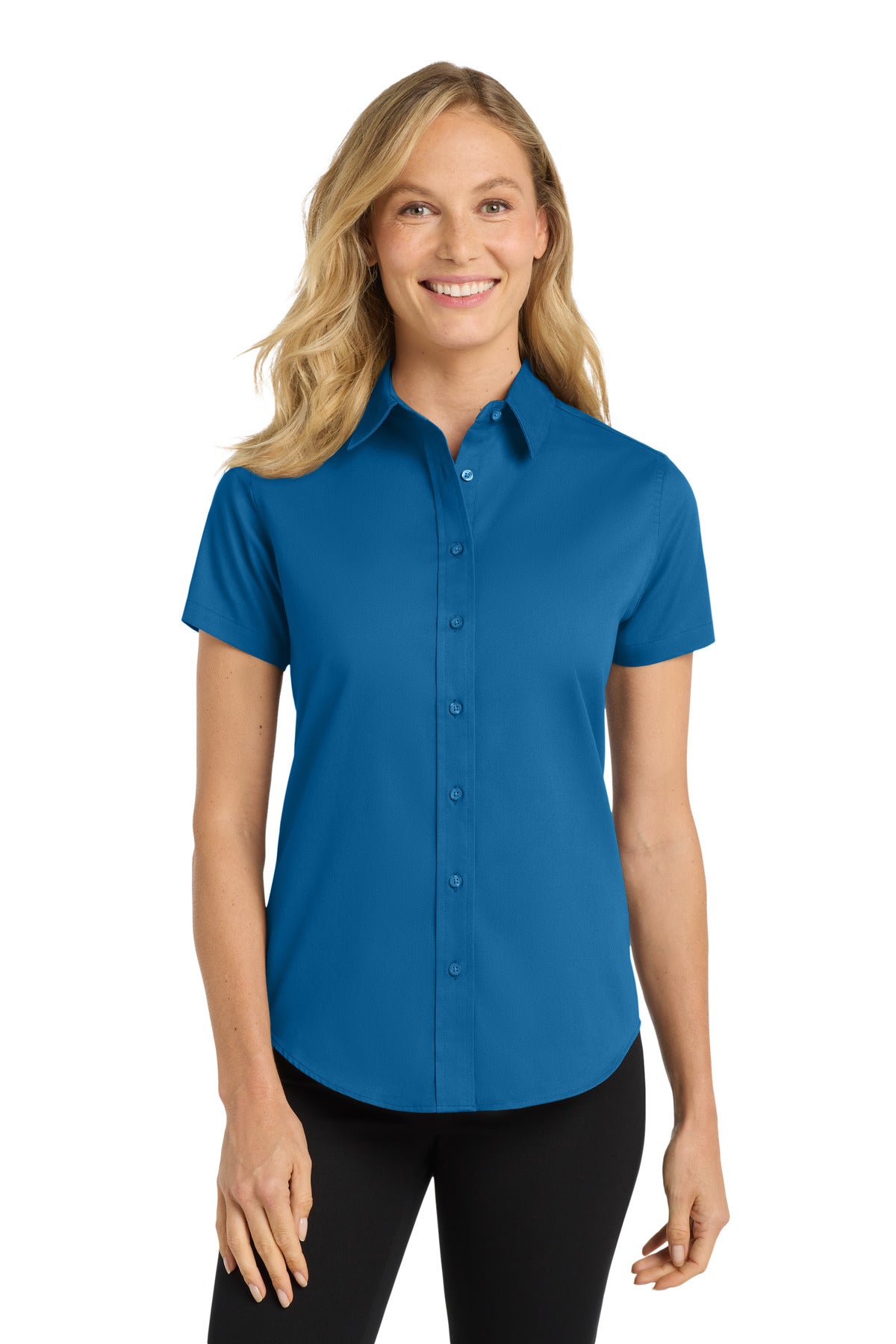 Port Authority Women's Short Sleeve Easy Care Shirt. L508
