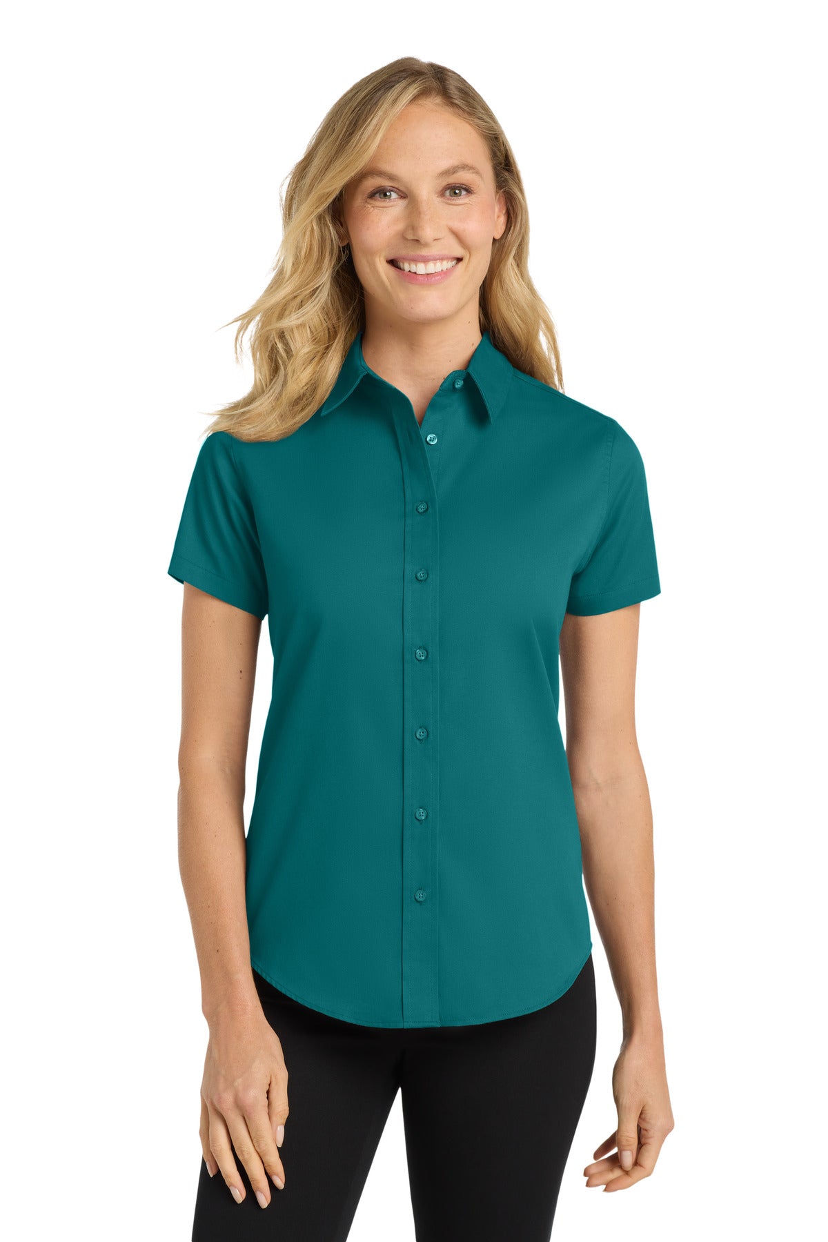 Port Authority Women's Short Sleeve Easy Care Shirt. L508