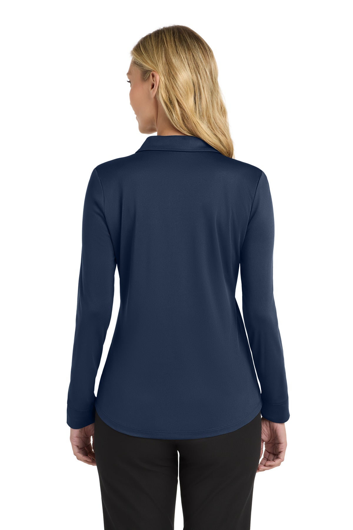 Port Authority Women's Silk Touch Performance Long Sleeve Polo. L540LS