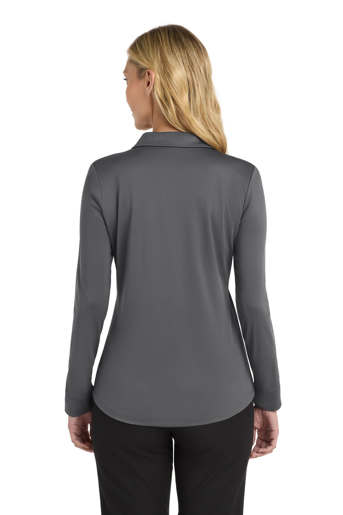 Port Authority Women's Silk Touch Performance Long Sleeve Polo. L540LS