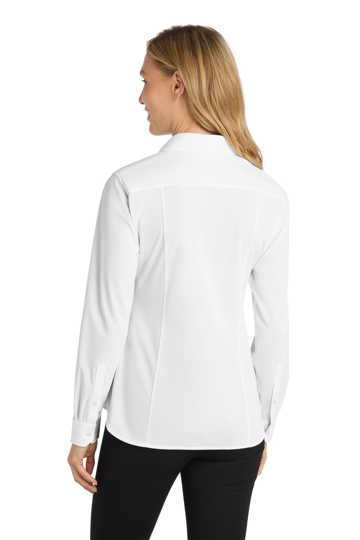 Port Authority Women's Dimension Knit Dress Shirt. L570