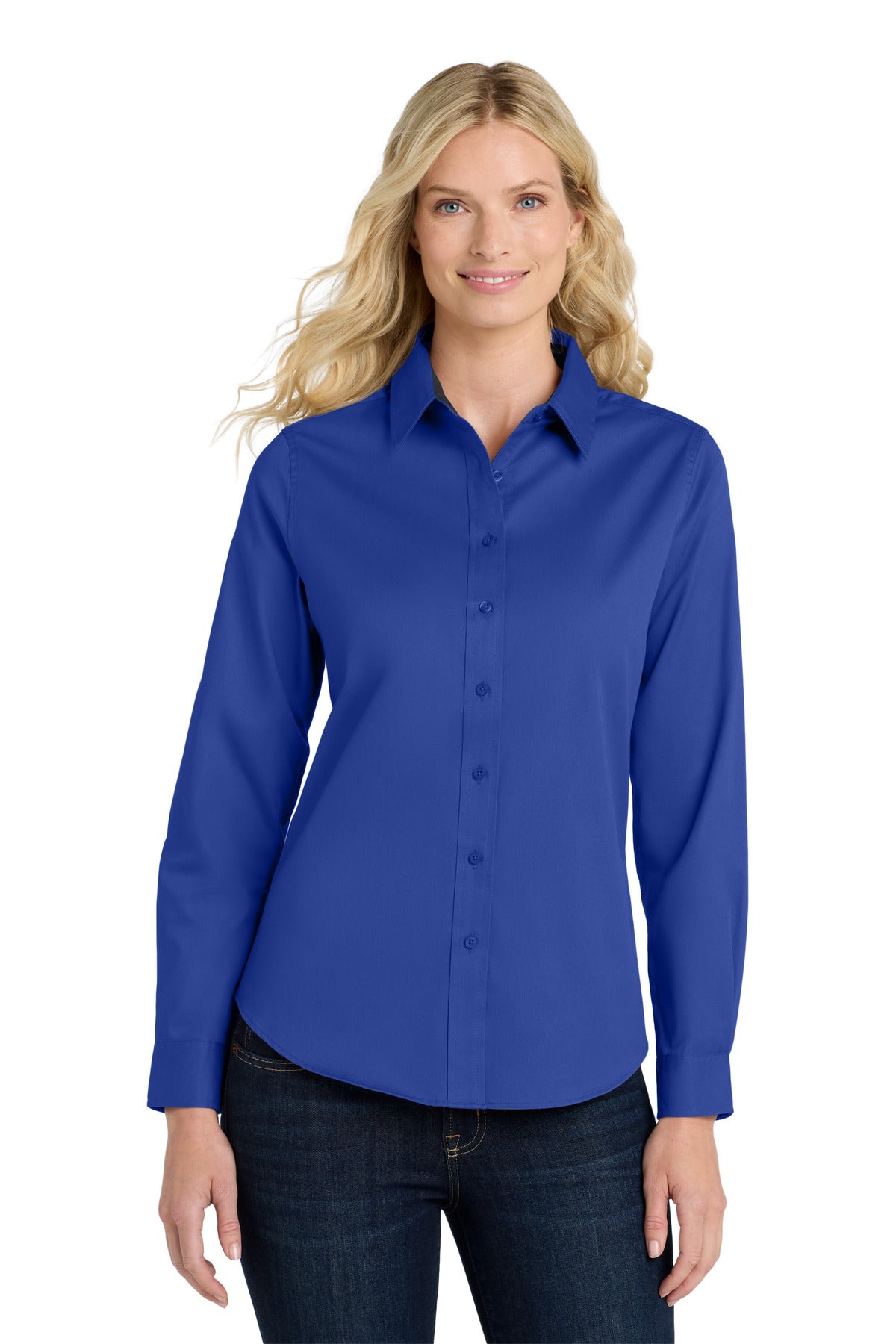 Port Authority Women's Long Sleeve Easy Care Shirt. L608