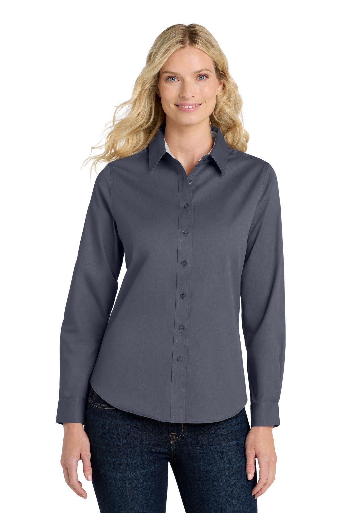 Port Authority Women's Long Sleeve Easy Care Shirt. L608