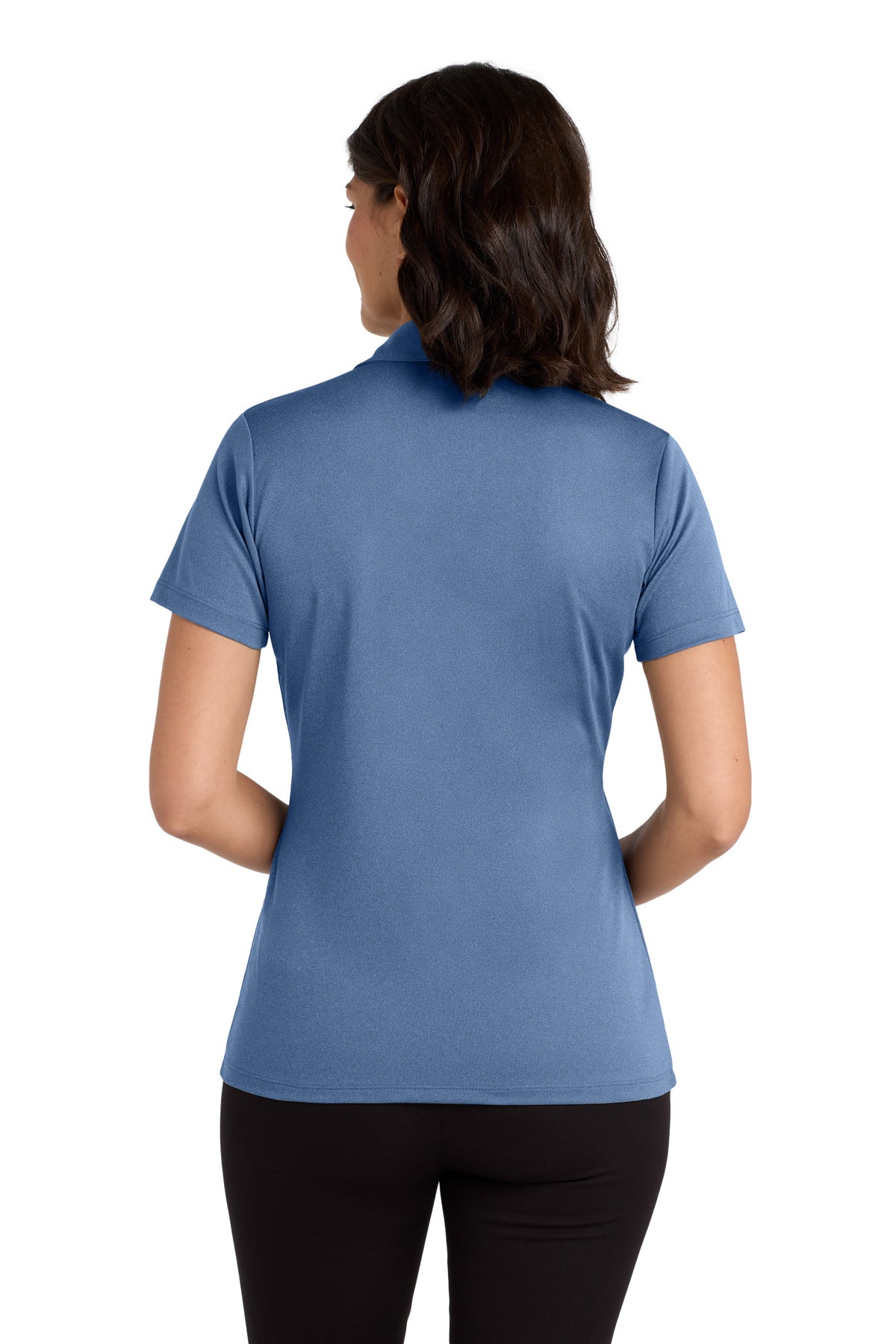 Port Authority Women's Heathered Silk Touch Performance Polo. LK542