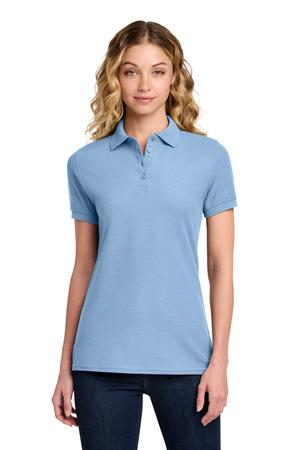 Port & Co Women's Core Blend Pique Polo. LKP155