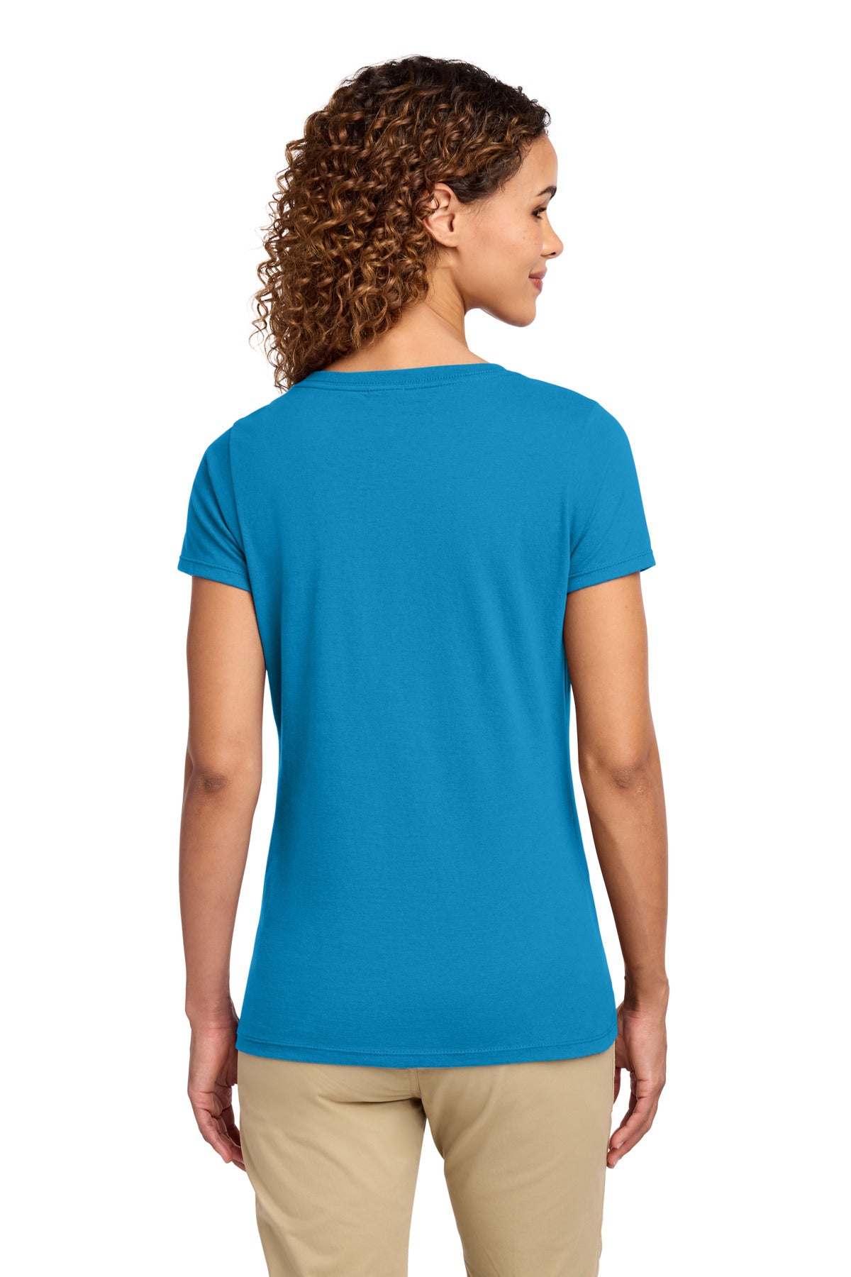 Port & Co Women's Fan Favorite V-Neck Tee. LPC450V