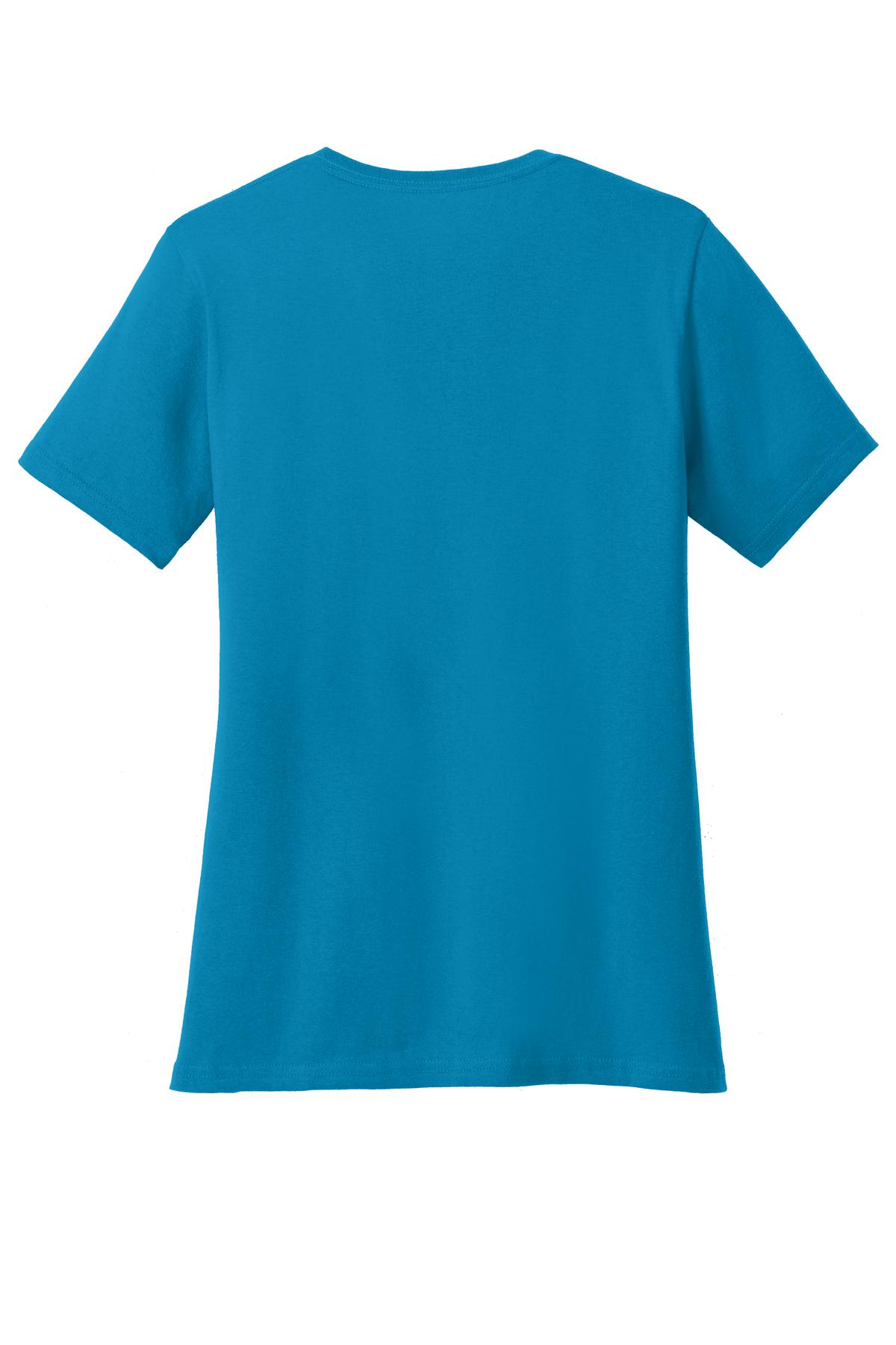 Port & Co Women's Core Cotton V-Neck Tee. LPC54V