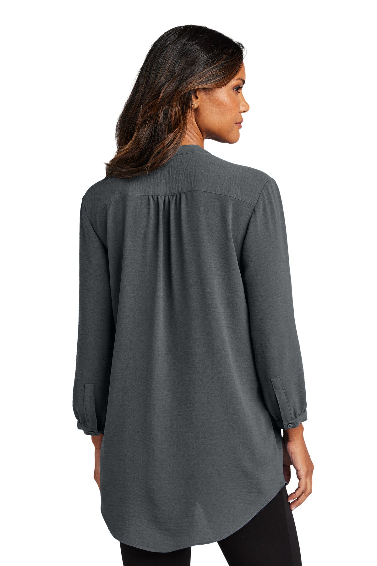 Port Authority Women's 3/4-Sleeve Textured Crepe Tunic LW713