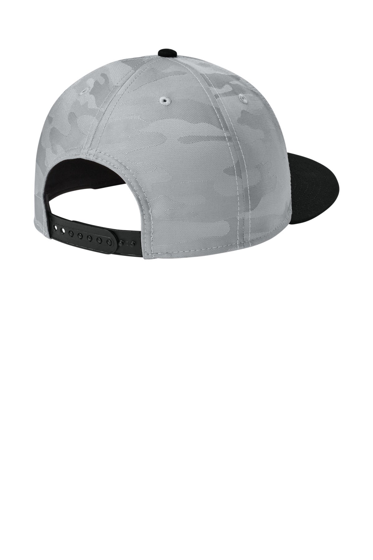 New Era Camo Flat Bill Snapback Cap NE407