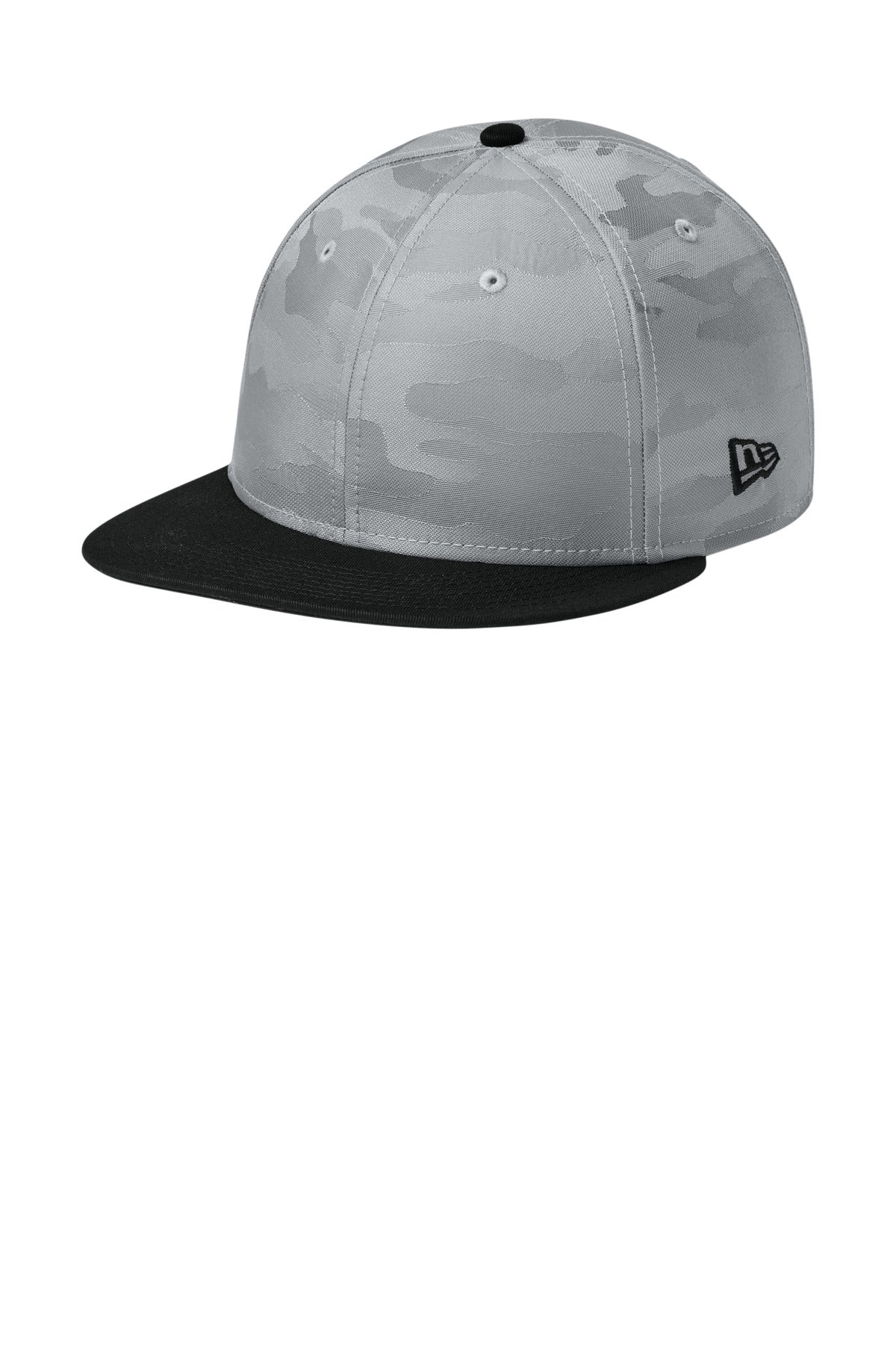 New Era Camo Flat Bill Snapback Cap NE407