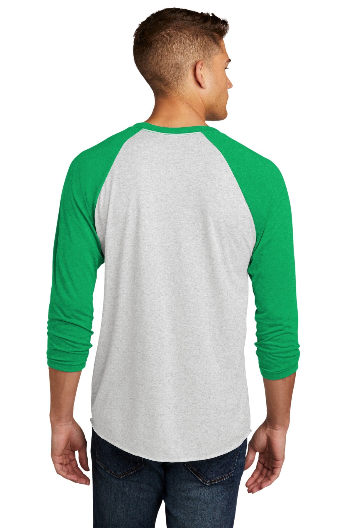 Next Level Apparel Adult Tri-Blend 3/4-Sleeve Raglan Tee. NL6051