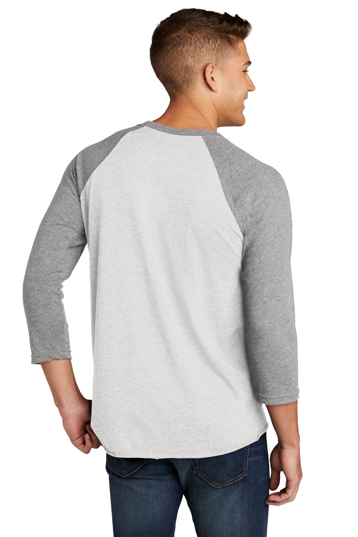 Next Level Apparel Adult Tri-Blend 3/4-Sleeve Raglan Tee. NL6051