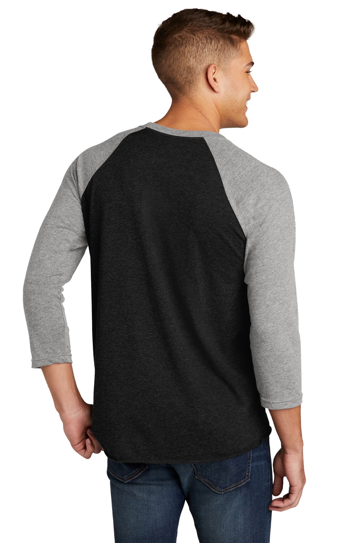 Next Level Apparel Adult Tri-Blend 3/4-Sleeve Raglan Tee. NL6051