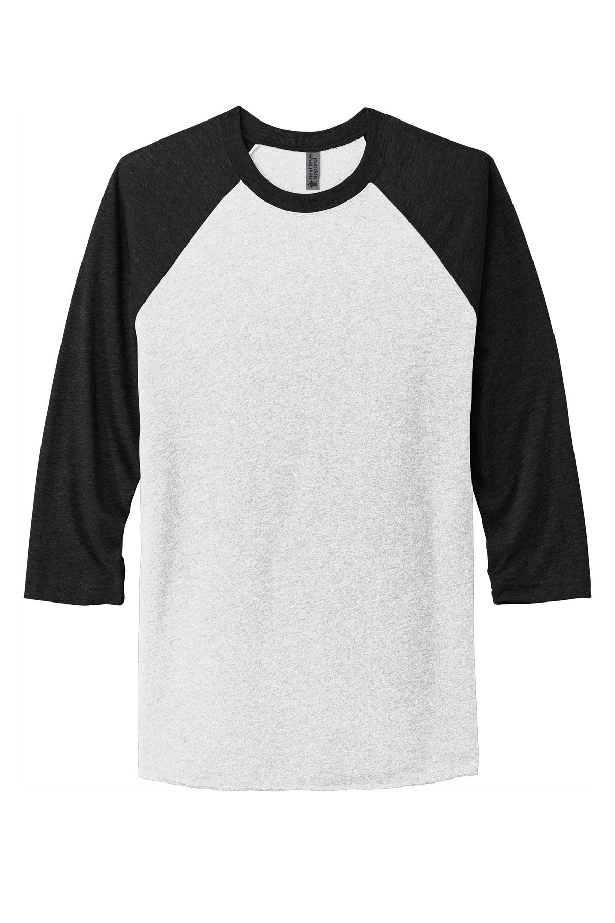 Next Level Apparel Adult Tri-Blend 3/4-Sleeve Raglan Tee. NL6051