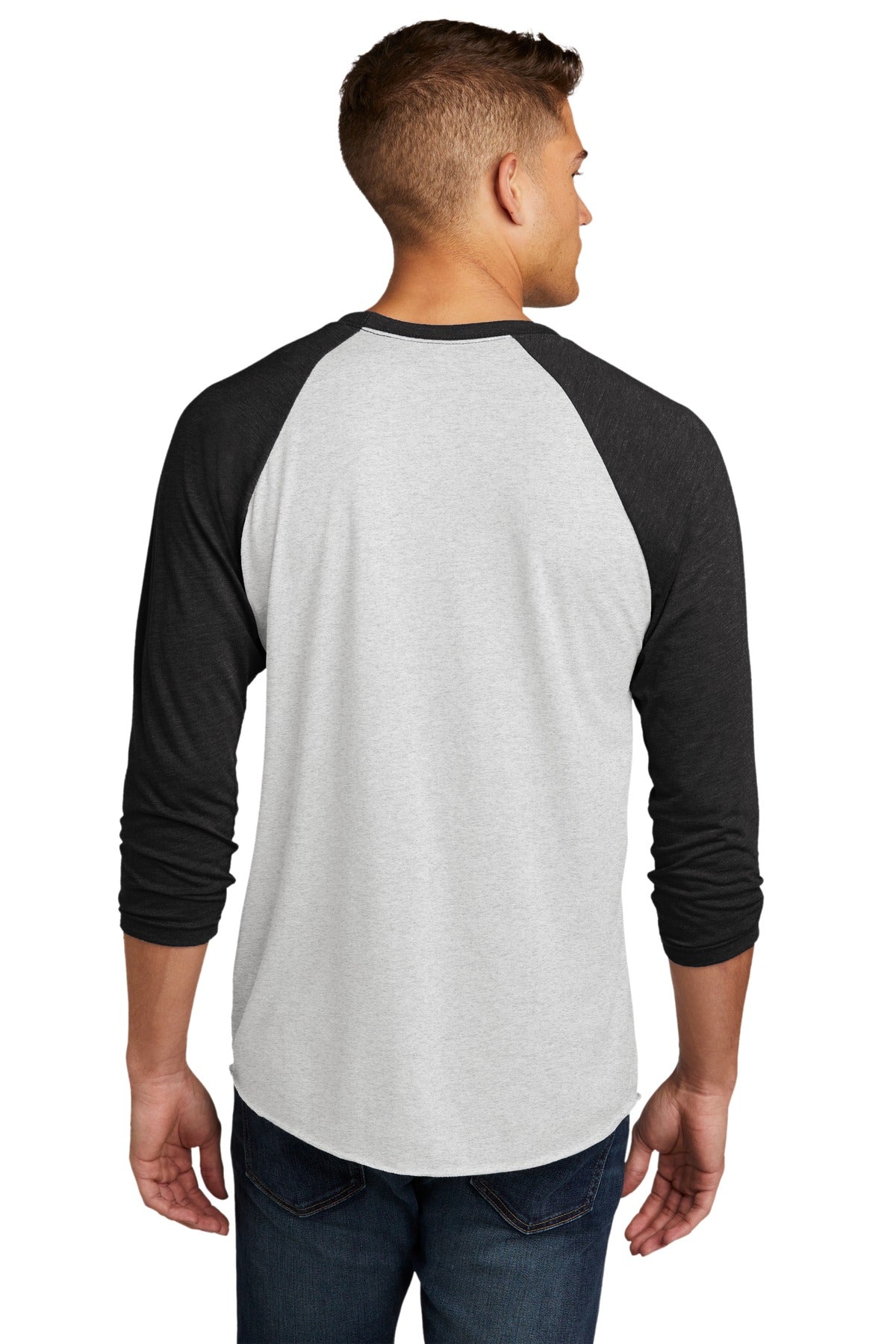 Next Level Apparel Adult Tri-Blend 3/4-Sleeve Raglan Tee. NL6051