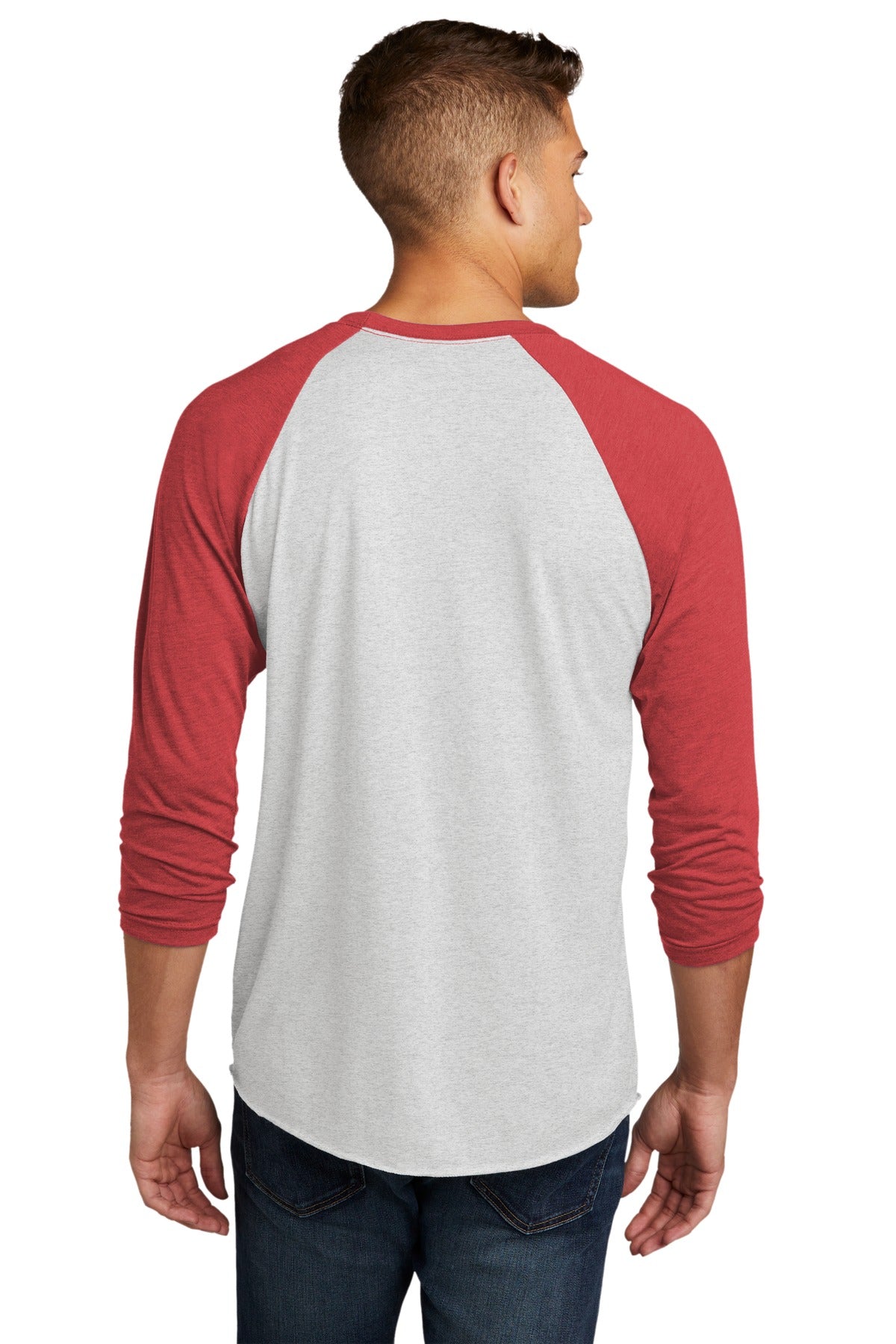 Next Level Apparel Adult Tri-Blend 3/4-Sleeve Raglan Tee. NL6051