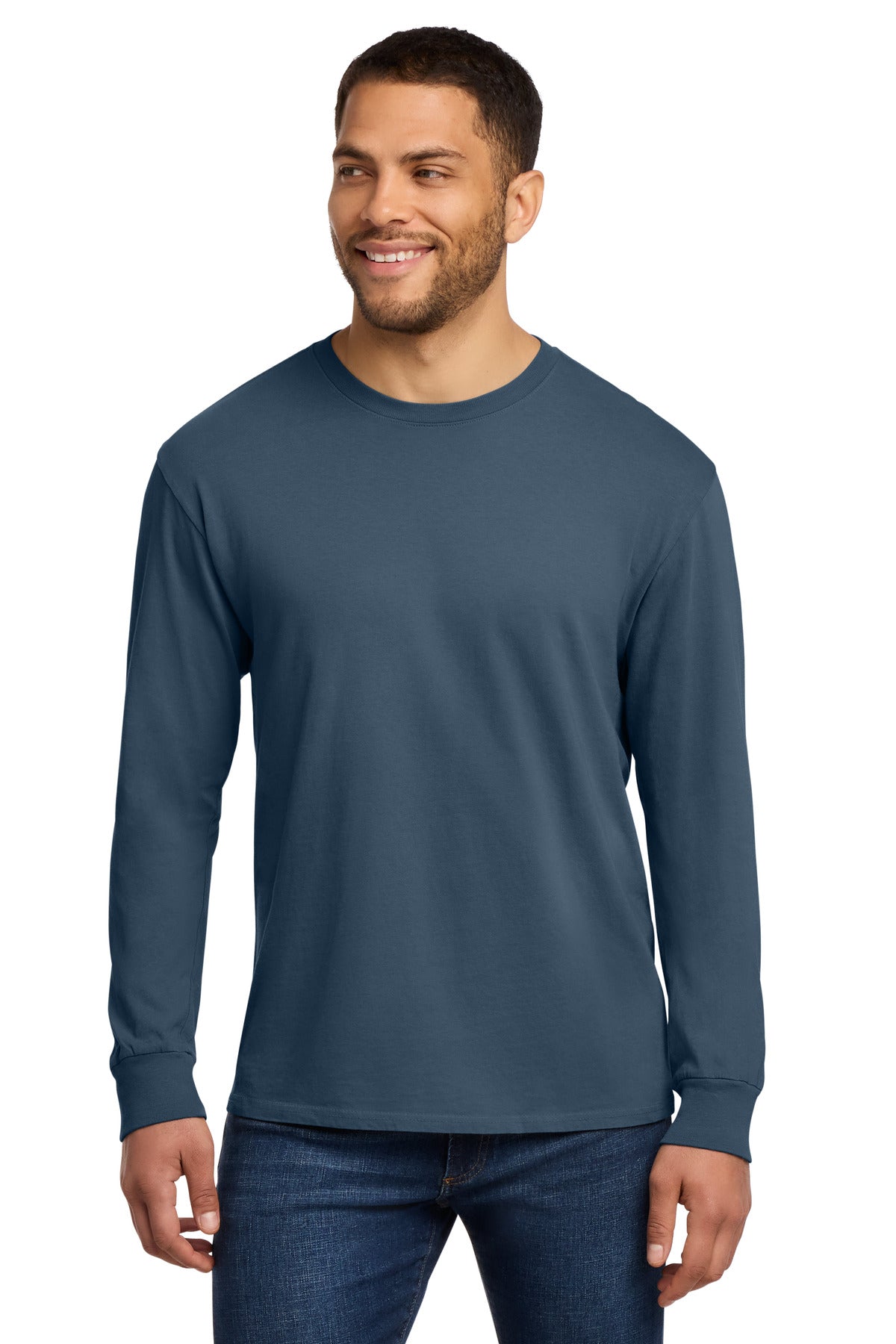 Port & Co Beach Wash Garment-Dyed Long Sleeve Tee PC099LS