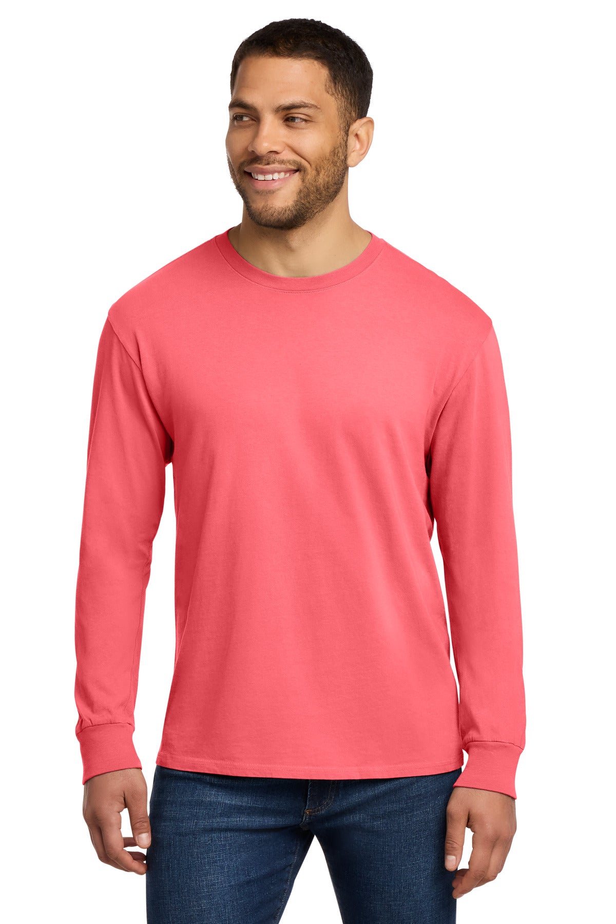 Port & Co Beach Wash Garment-Dyed Long Sleeve Tee PC099LS