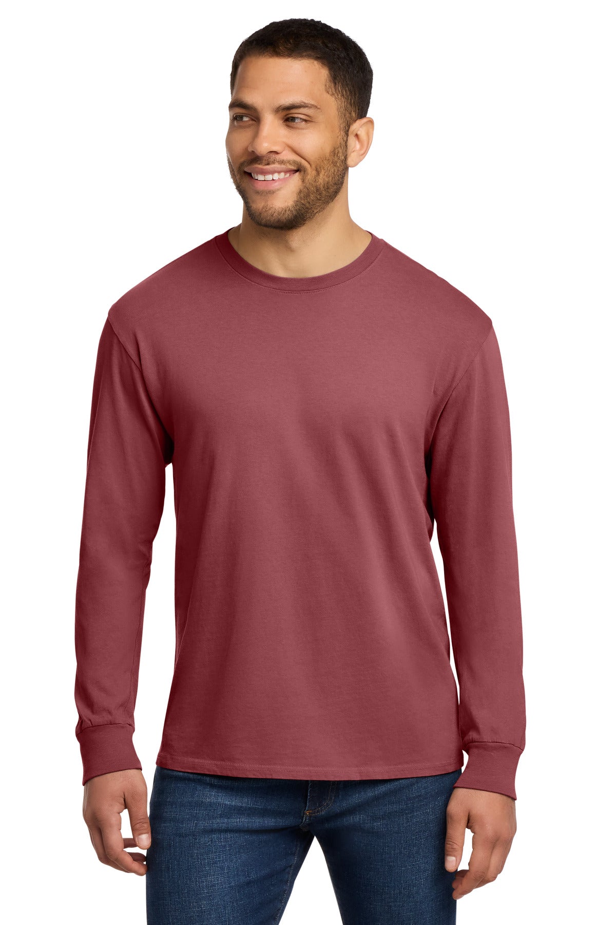 Port & Co Beach Wash Garment-Dyed Long Sleeve Tee PC099LS