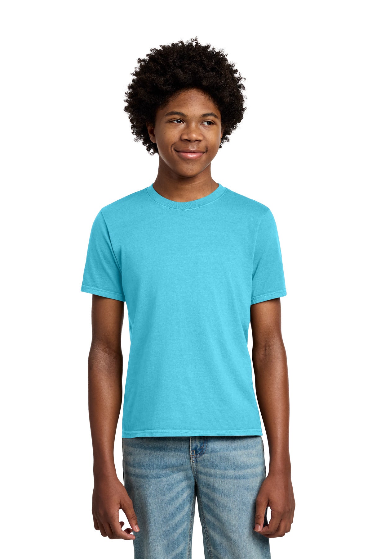 Port & Co Youth Beach Wash Garment-Dyed Tee. PC099Y