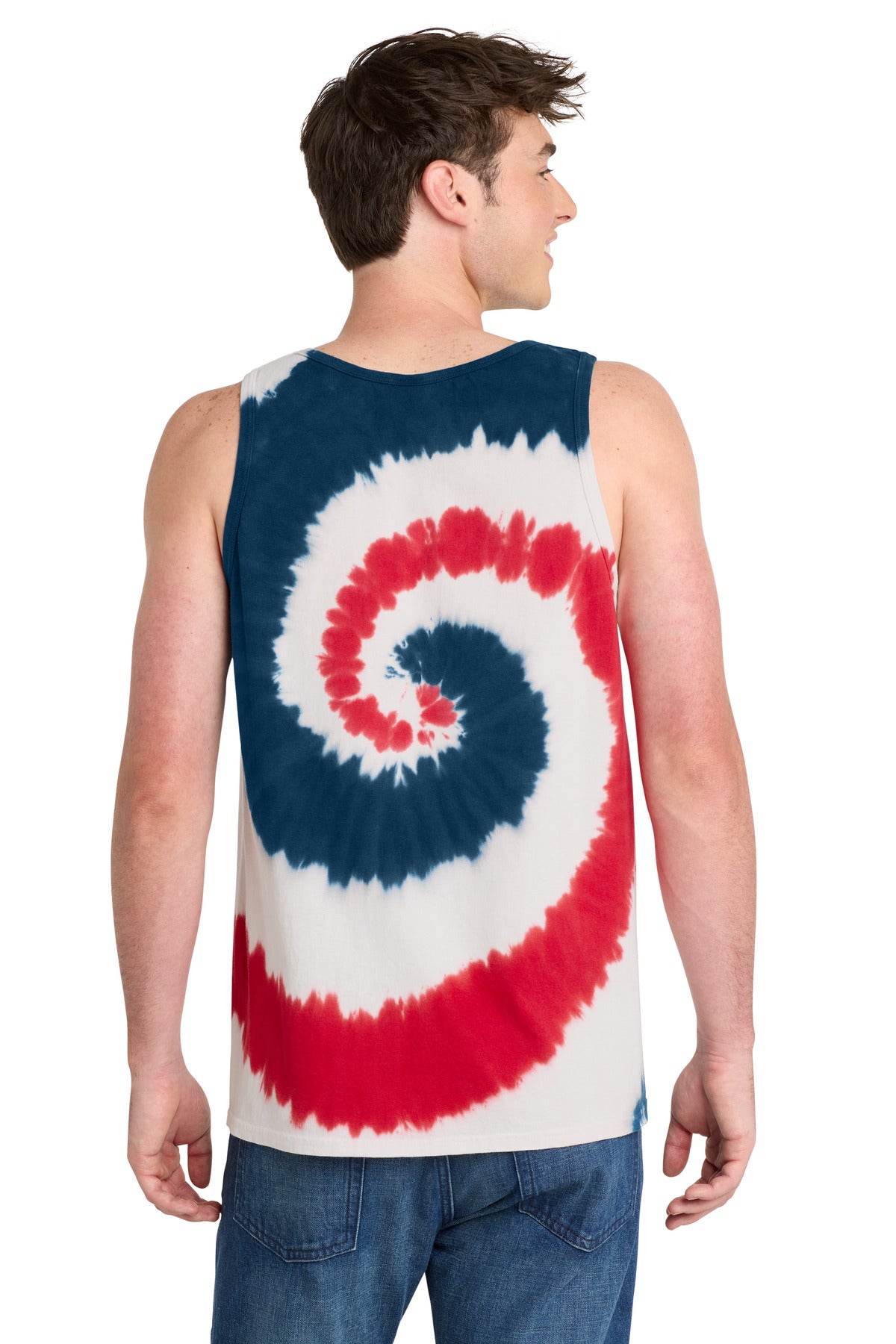 Port & Co Tie-Dye Tank Top. PC147TT