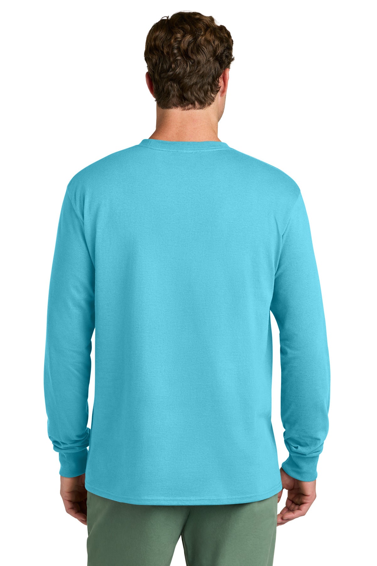 Port & Co Long Sleeve Core Cotton Tee. PC54LS