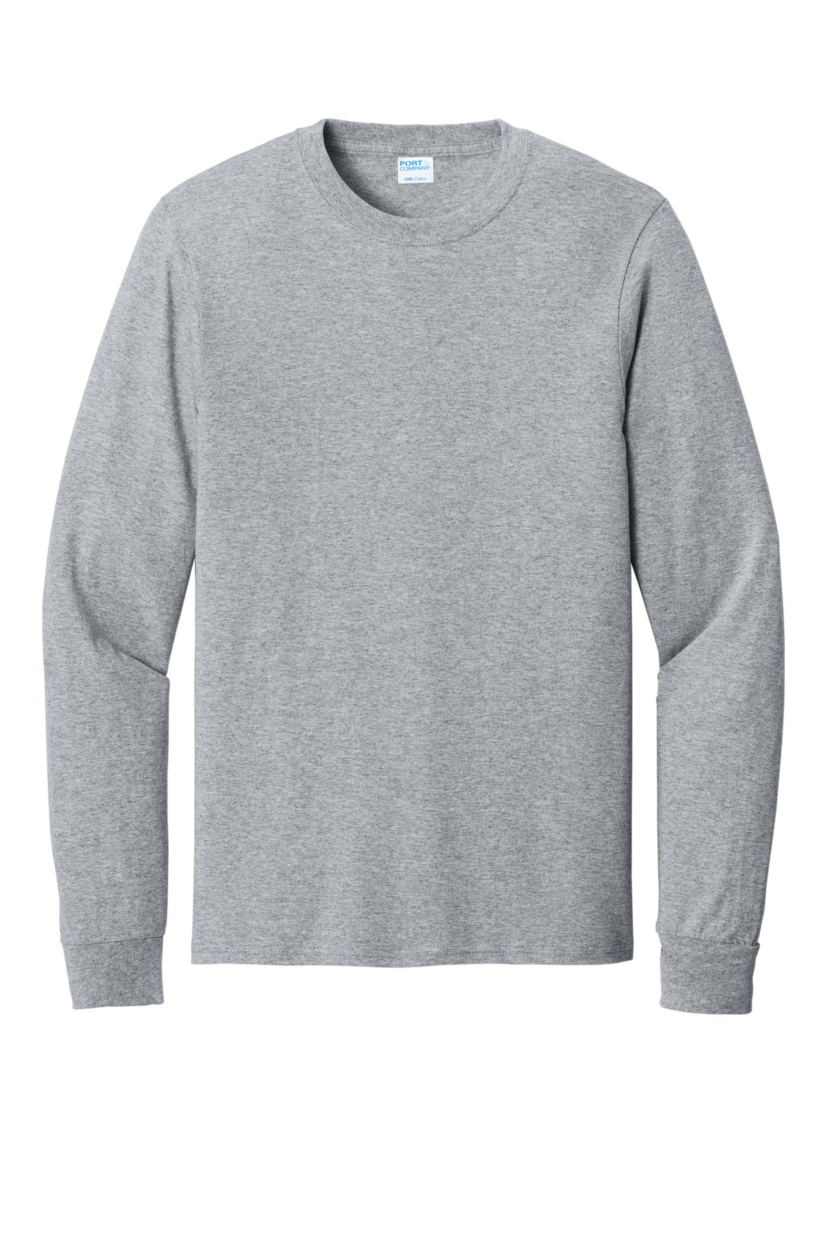 Port & Co Long Sleeve Core Cotton Tee. PC54LS