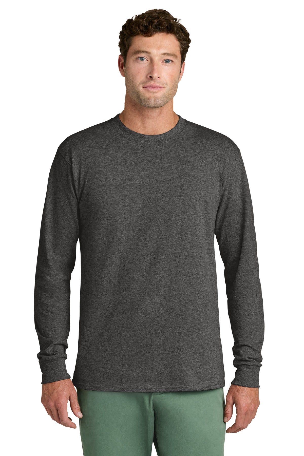 Port & Co Long Sleeve Core Cotton Tee. PC54LS