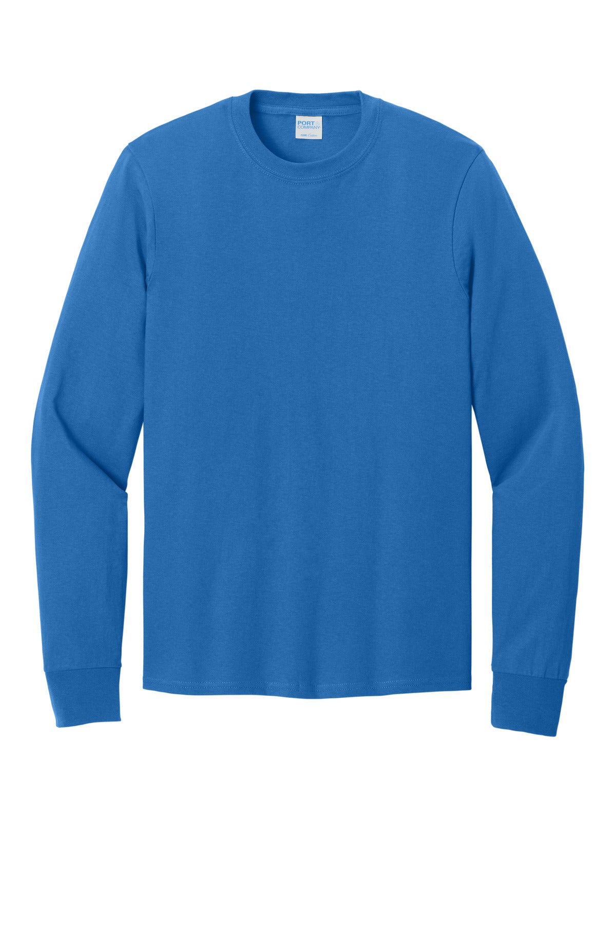 Port & Co Long Sleeve Core Cotton Tee. PC54LS