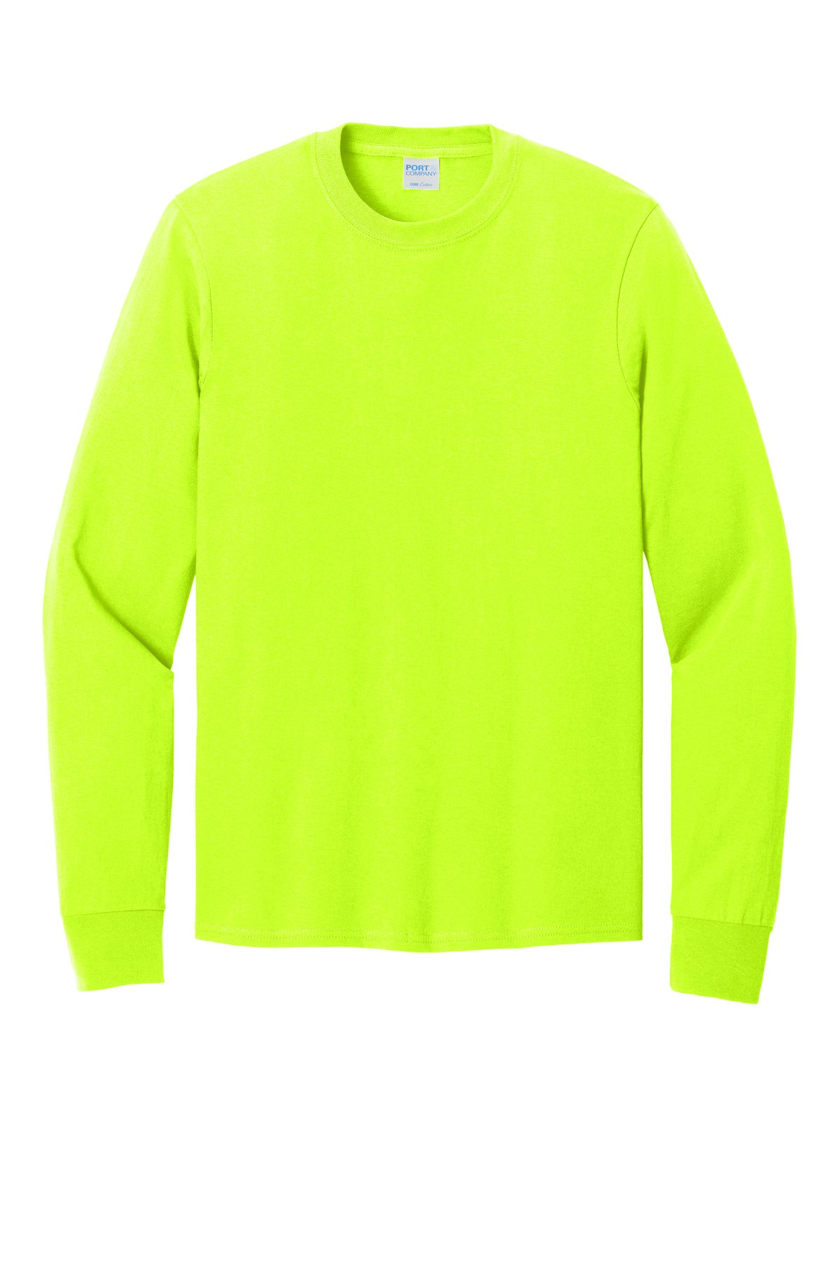 Port & Co Long Sleeve Core Cotton Tee. PC54LS