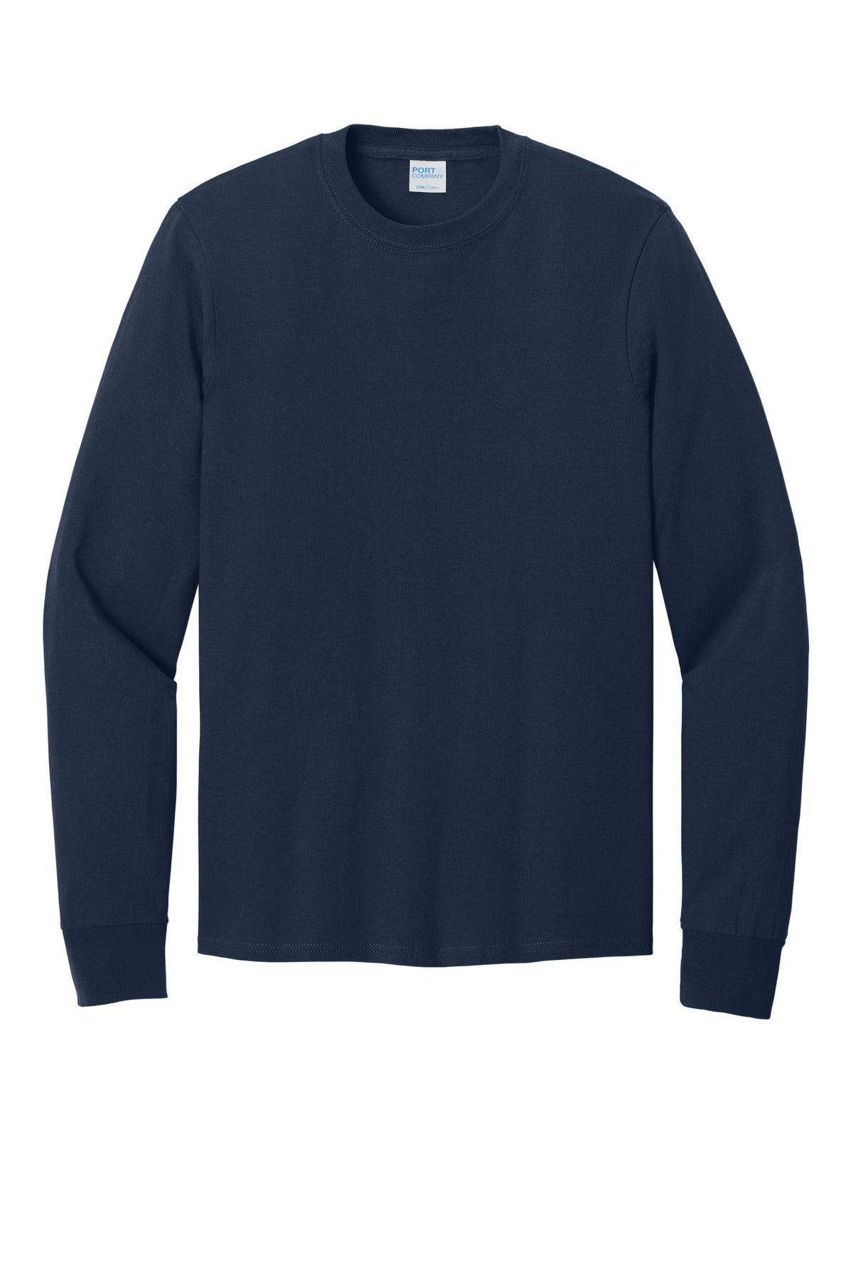 Port & Co Long Sleeve Core Cotton Tee. PC54LS