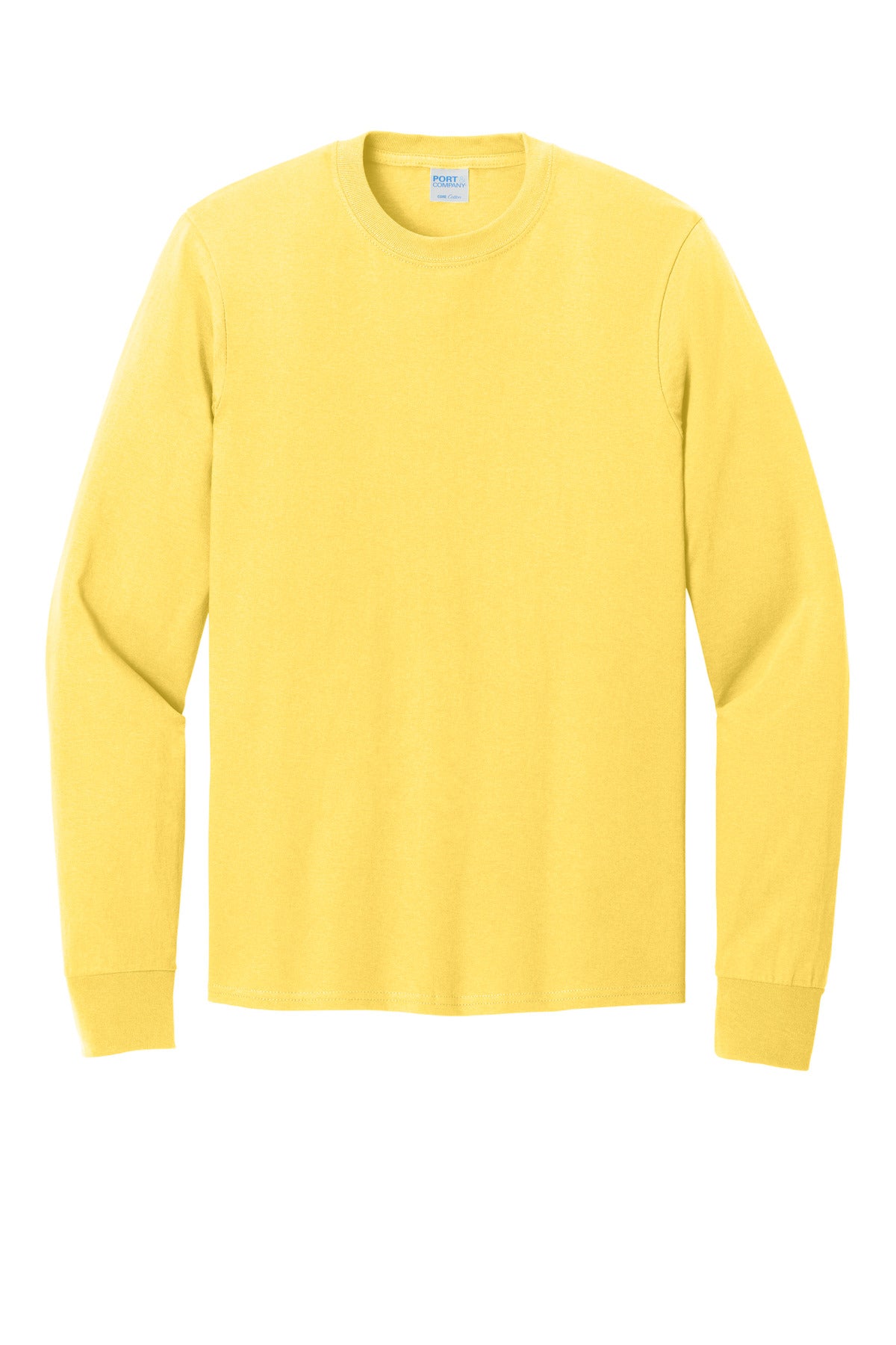 Port & Co Long Sleeve Core Cotton Tee. PC54LS