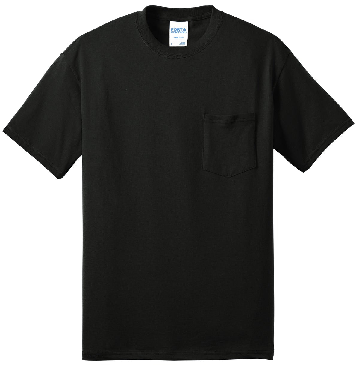 Port & Co Tall Core Blend Pocket Tee. PC55PT