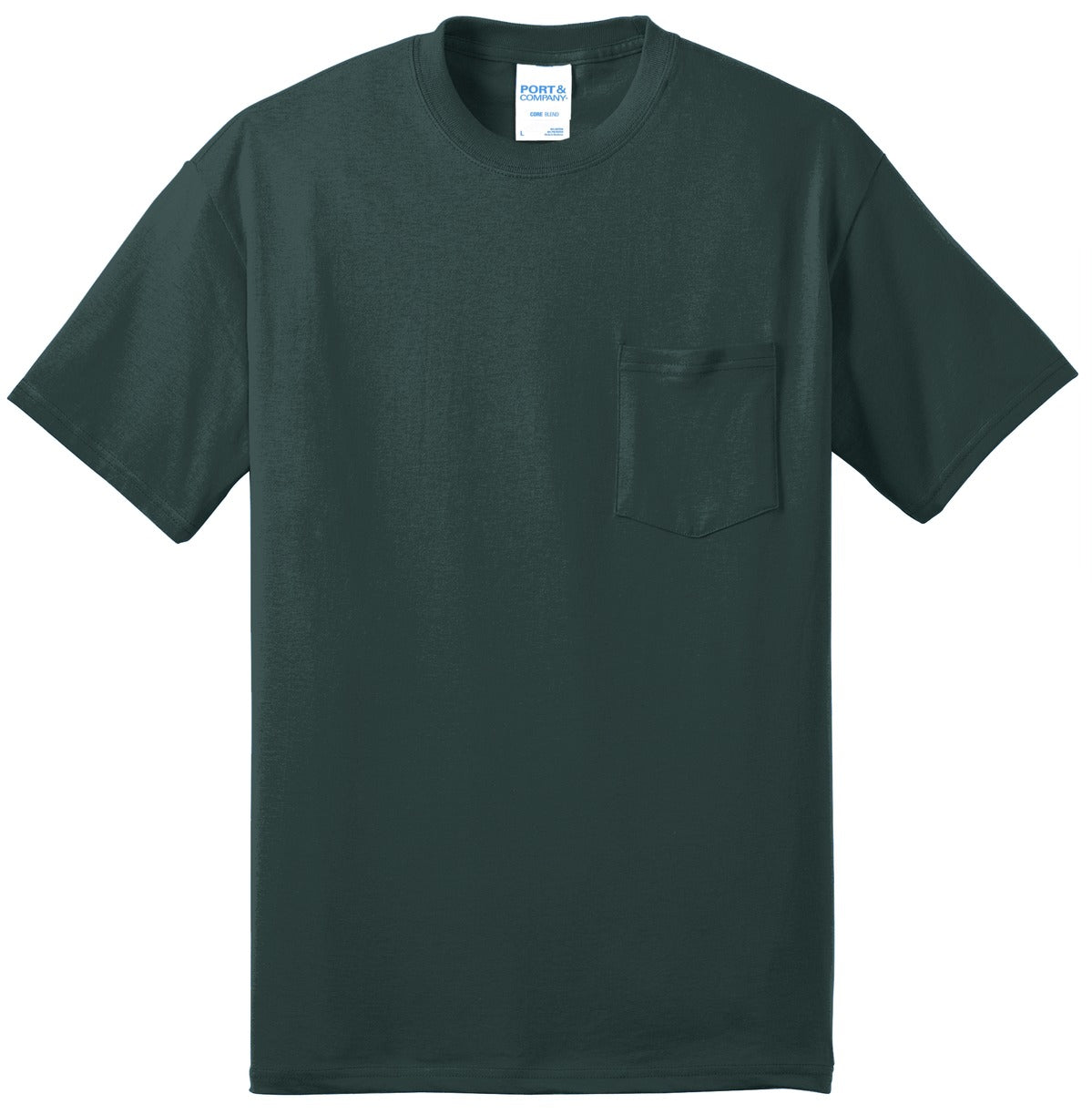 Port & Co Tall Core Blend Pocket Tee. PC55PT