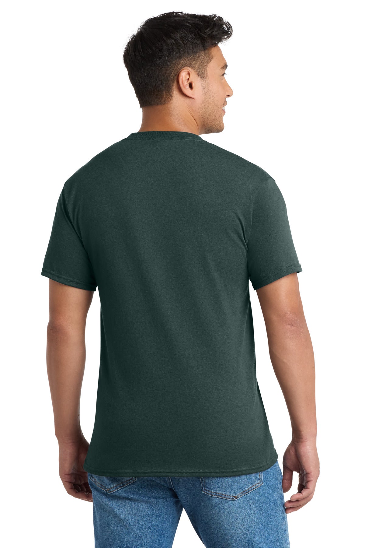 Port & Co Core Blend Pocket Tee. PC55P