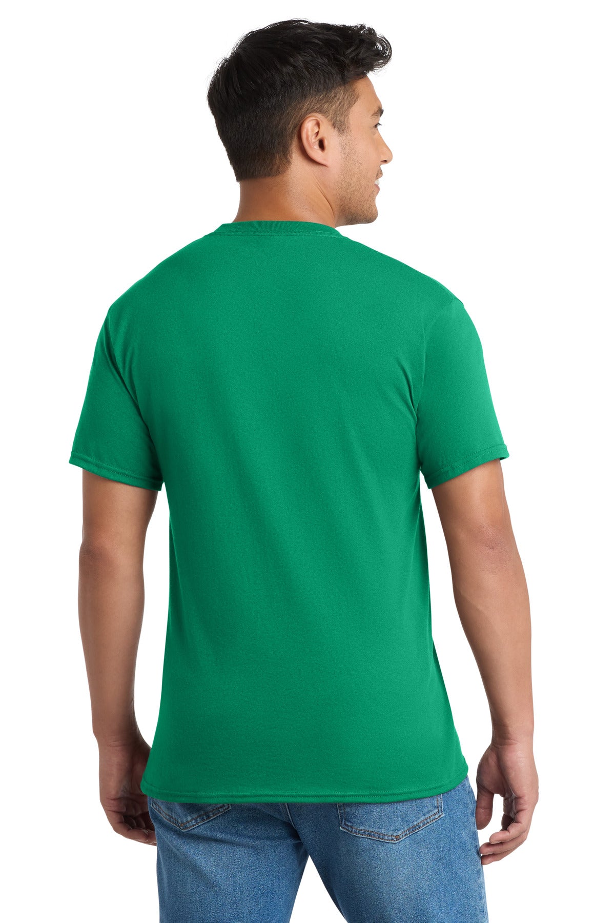 Port & Co Core Blend Pocket Tee. PC55P