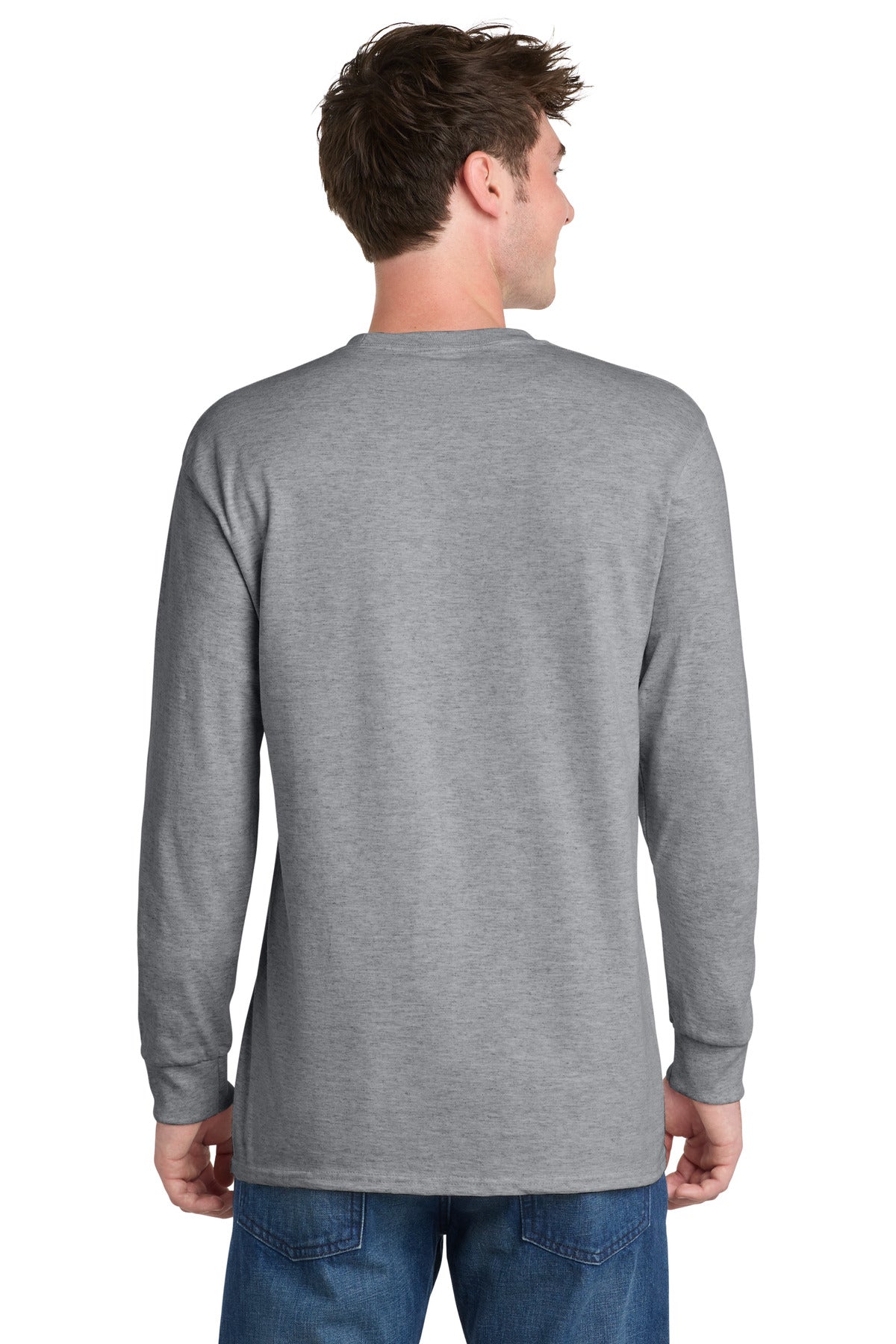 Port & Co Tall Long Sleeve Essential Tee. PC61LST