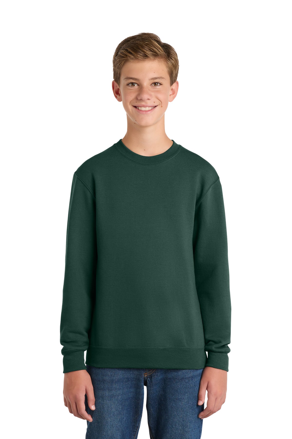 Port & Co Youth Core Fleece Crewneck Sweatshirt PC78Y