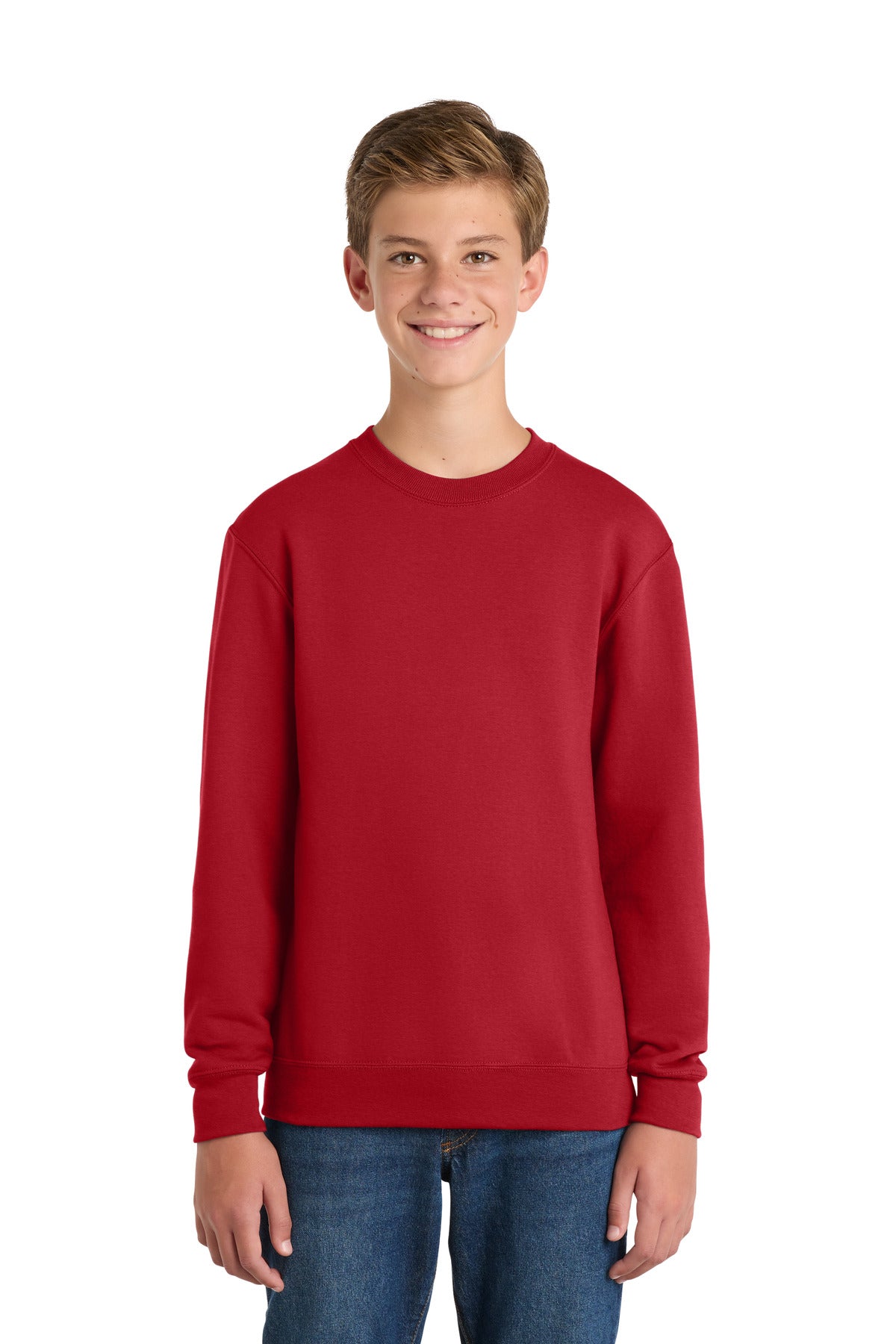 Port & Co Youth Core Fleece Crewneck Sweatshirt PC78Y