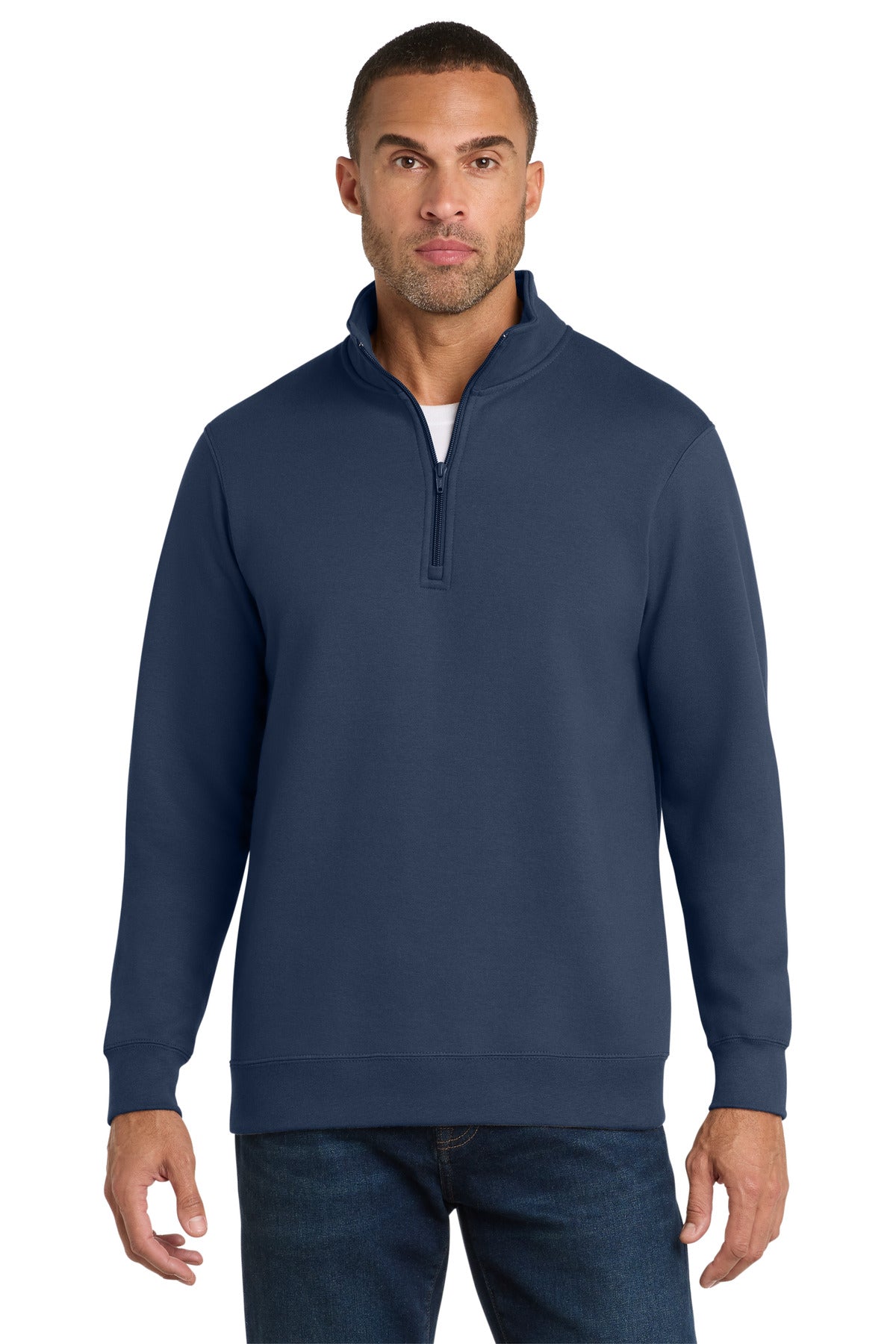 Port & Co Fan Favorite Fleece 1/4-Zip Pullover Sweatshirt. PC850Q