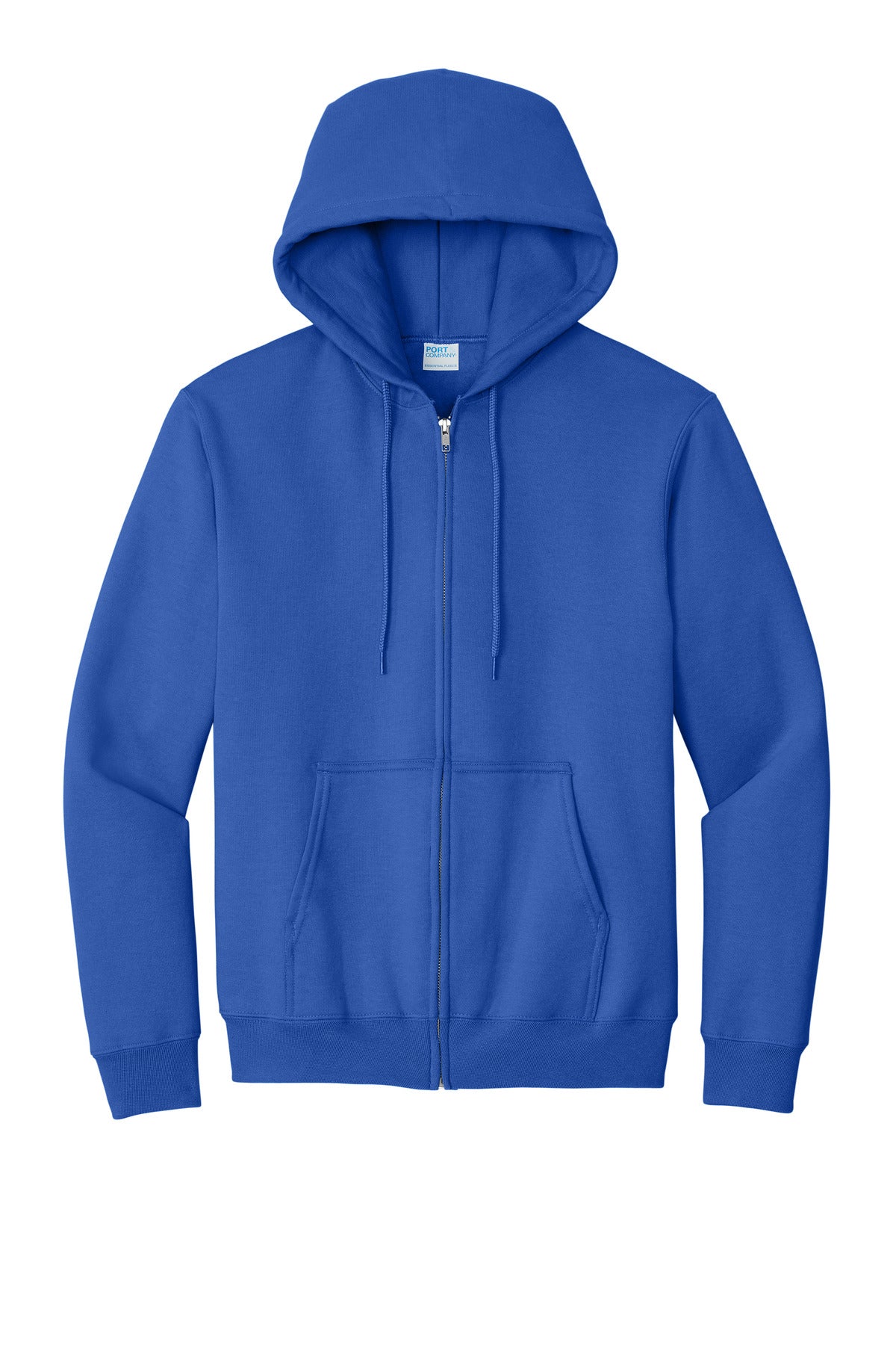 Port & Co Essential Fleece Full-Zip Hooded Sweatshirt. PC90ZH