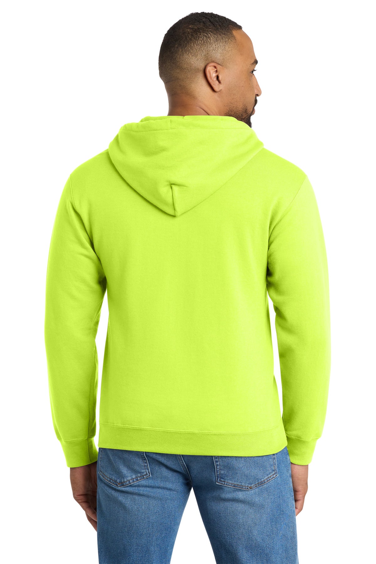 Port & Co Essential Fleece Full-Zip Hooded Sweatshirt. PC90ZH